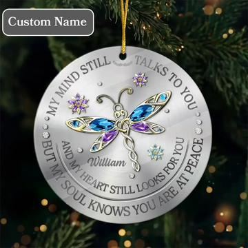 Acrylic Custom Shaped - My Soul Knows You Are at Peace Ornament-1
