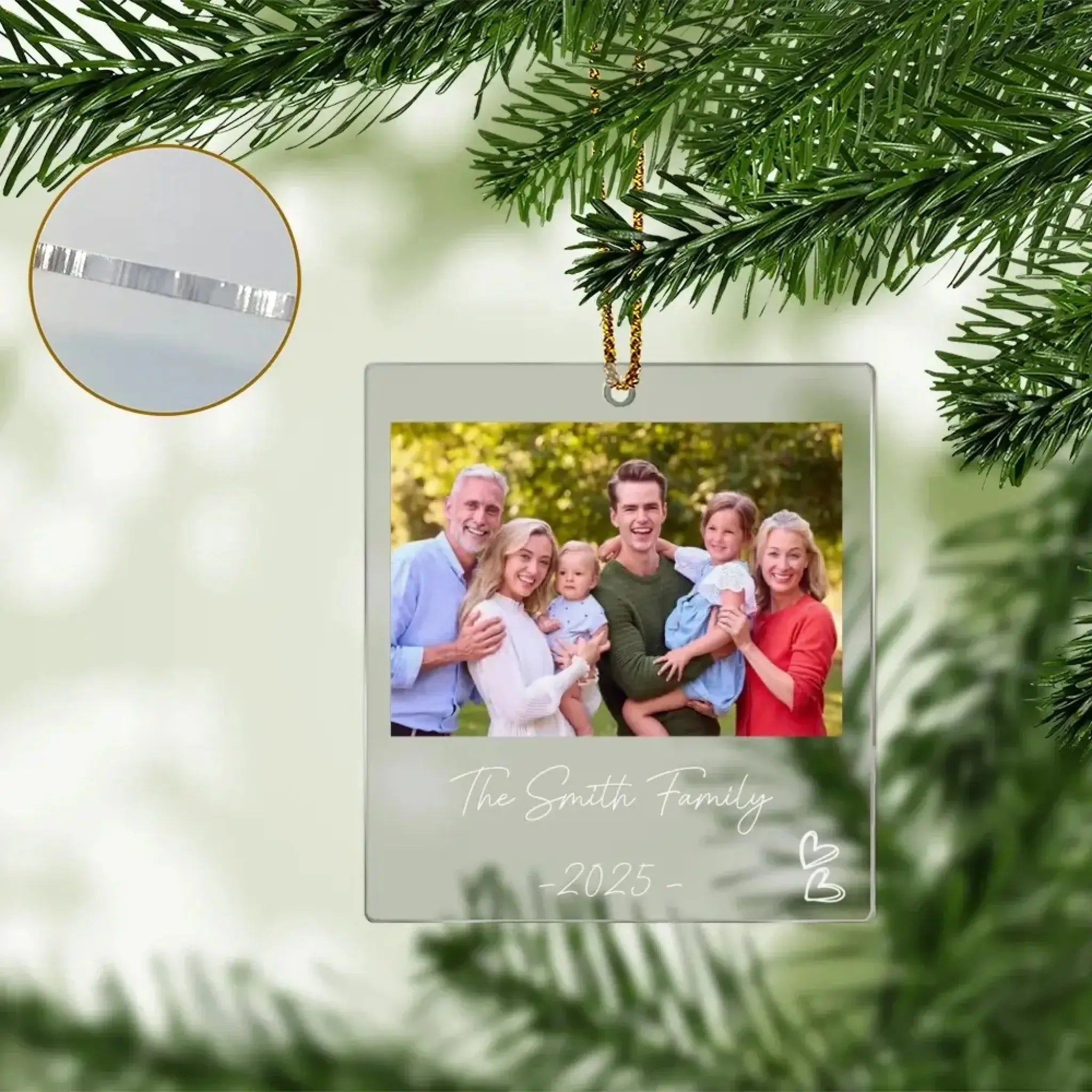 Custom Christmas Ornaments - Personalized Family Photos 2025-3
