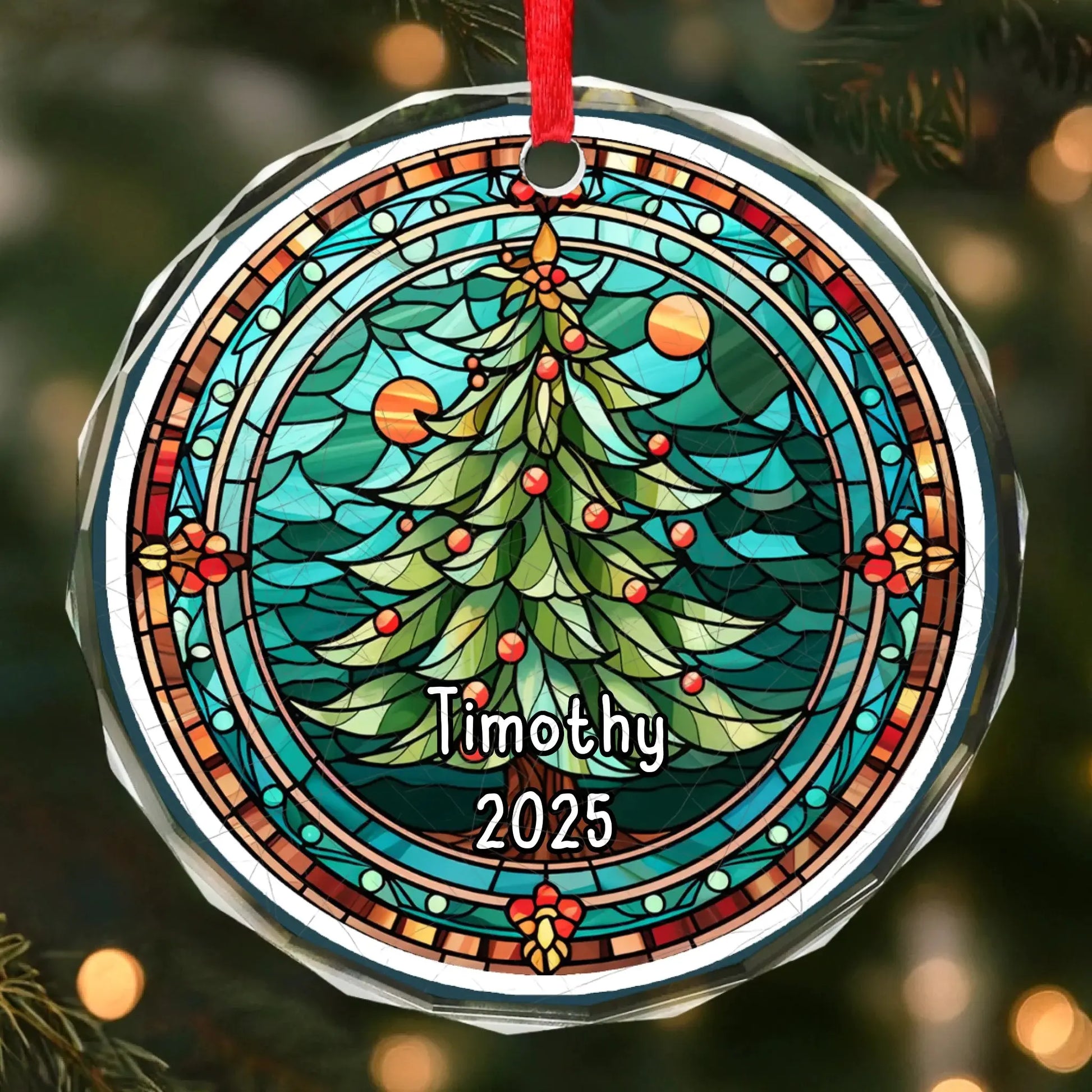 Glass Ornament Round