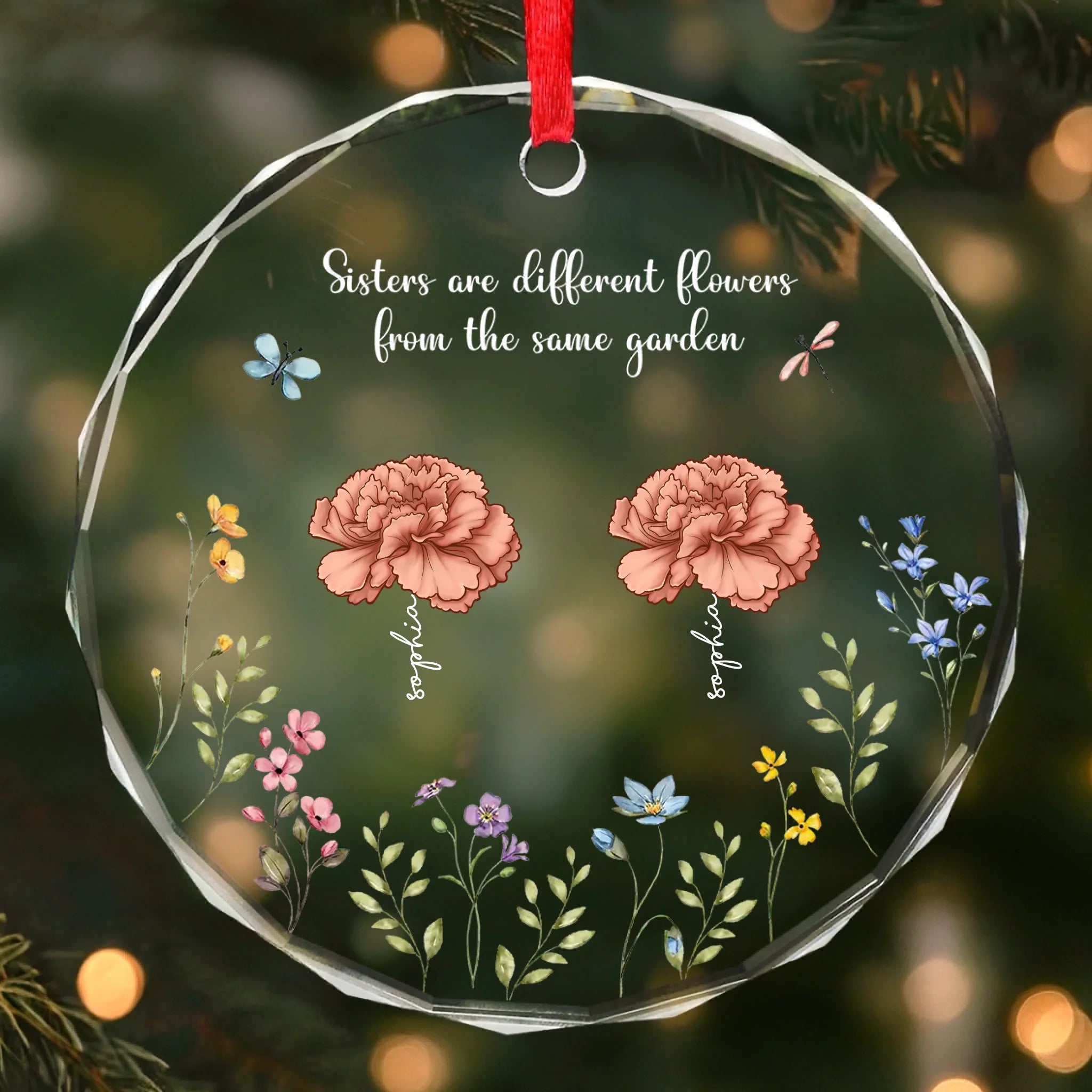 Glass Ornament Round