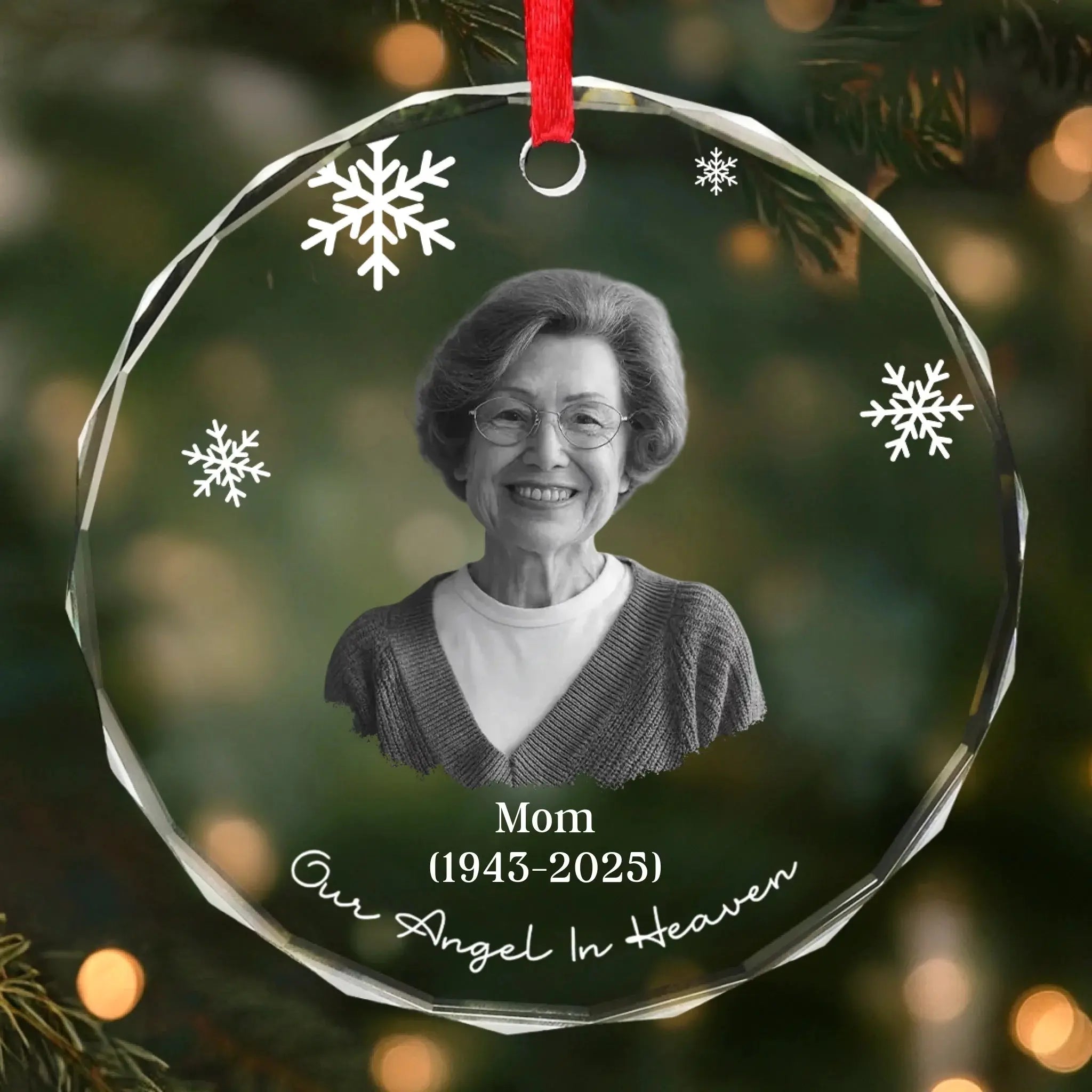 Glass Ornament Round