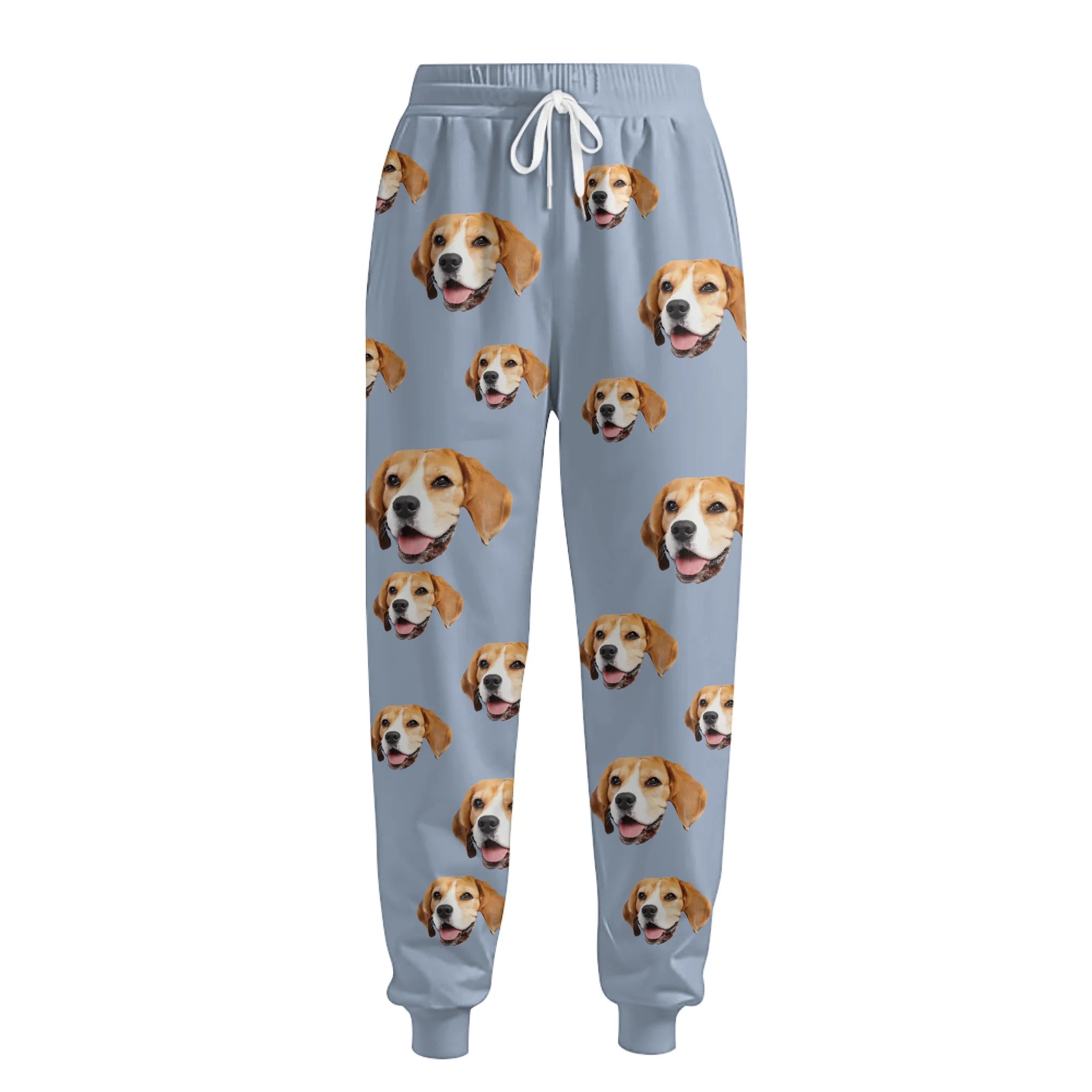 Custom Face Pajama Pants – Personalized Dog Face Lounge & Jogger Pants