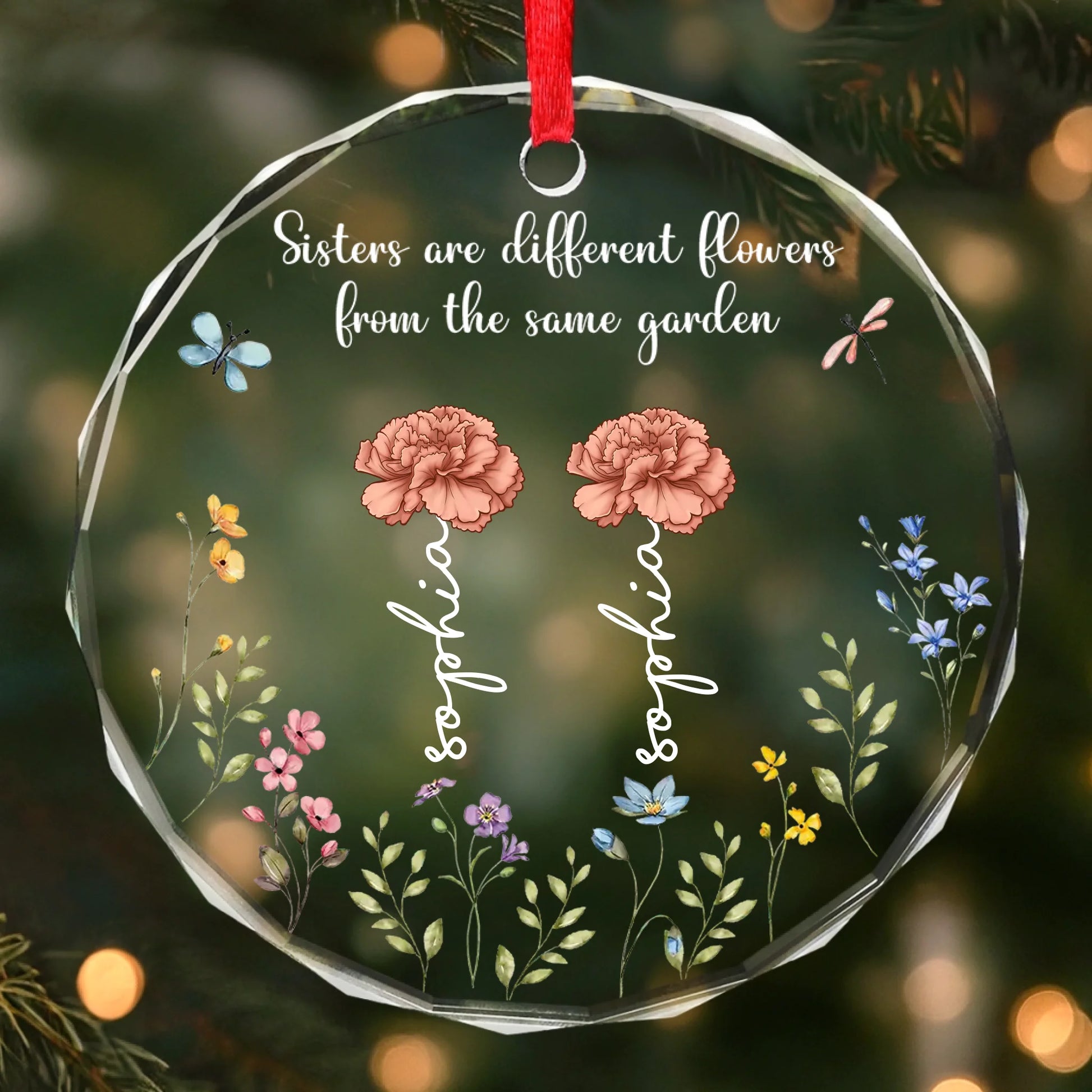 Glass Ornament Round