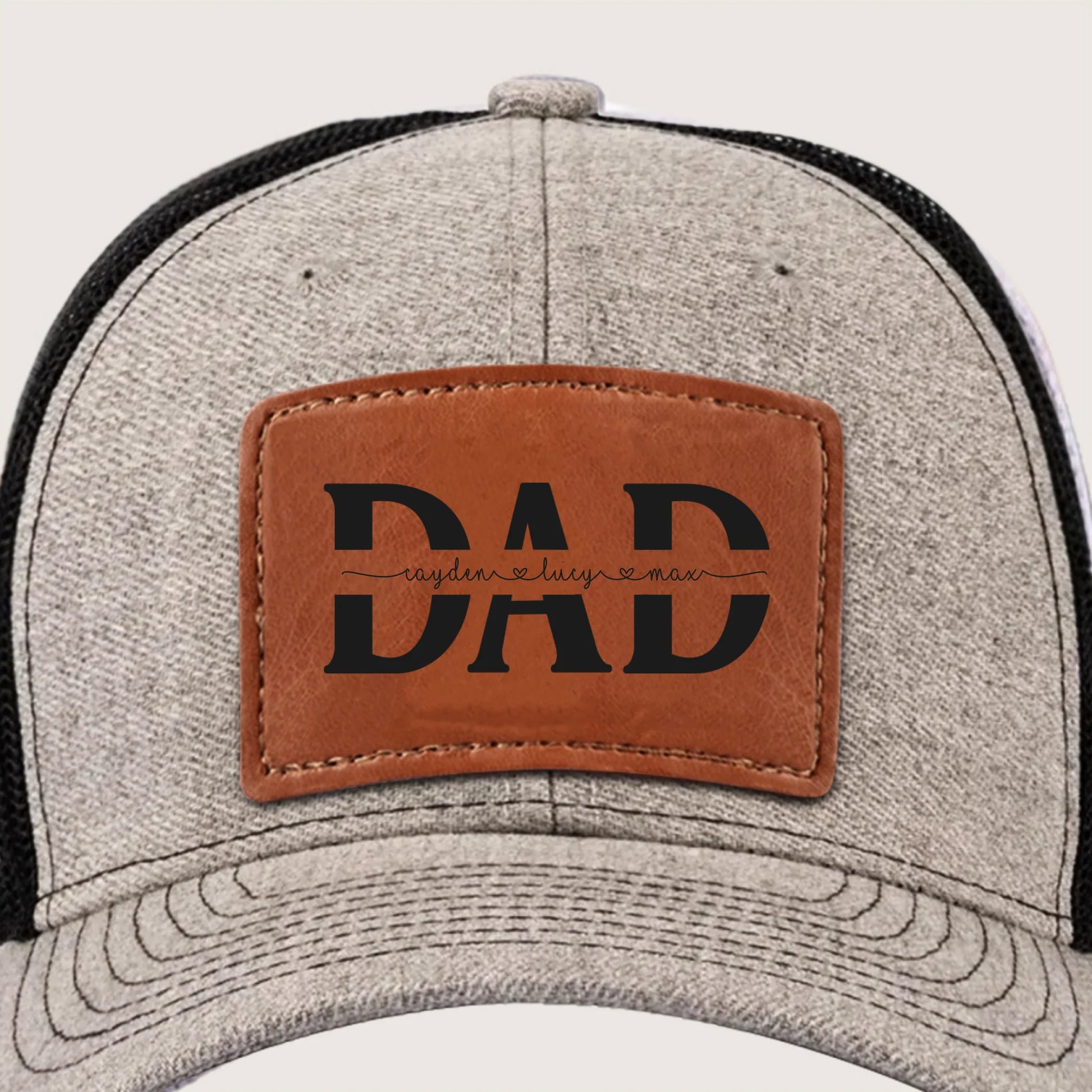 Leather Batch Hat 02