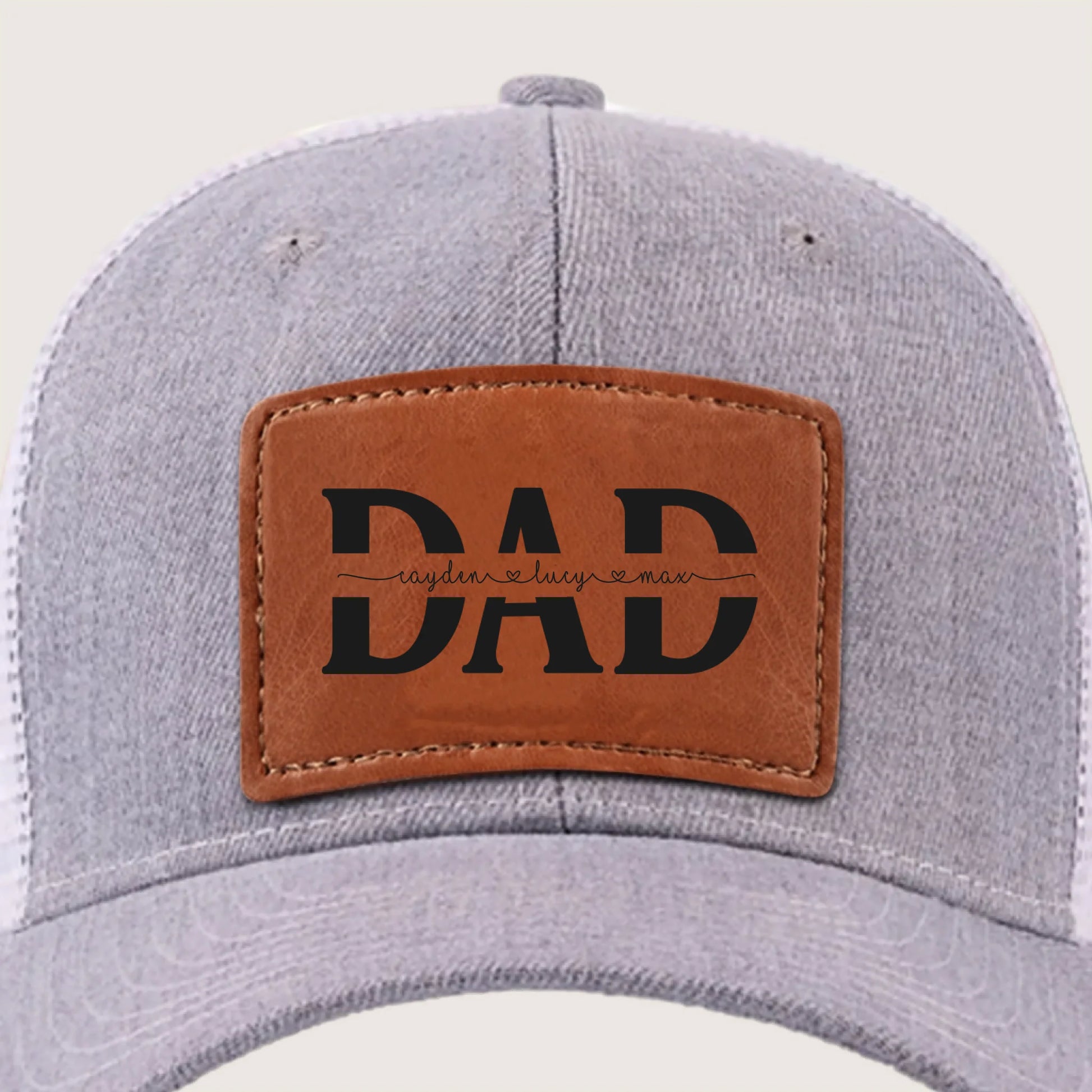 Leather Batch Hat 01