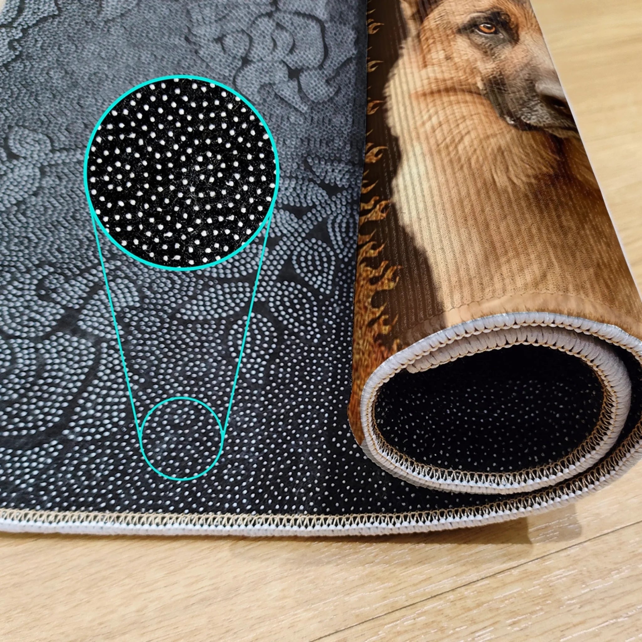 Custom Photo Visitors Must Be Approved By This Dog - Dog & Cat Personalized Doormat