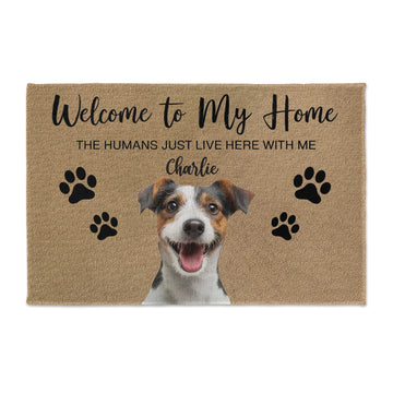 Welcome Home Doormat, Funny Doormat with Custom Pet Photo