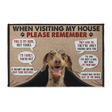 Custom Photo Doormat for Pet Lovers - Please Remember Pet Doormat