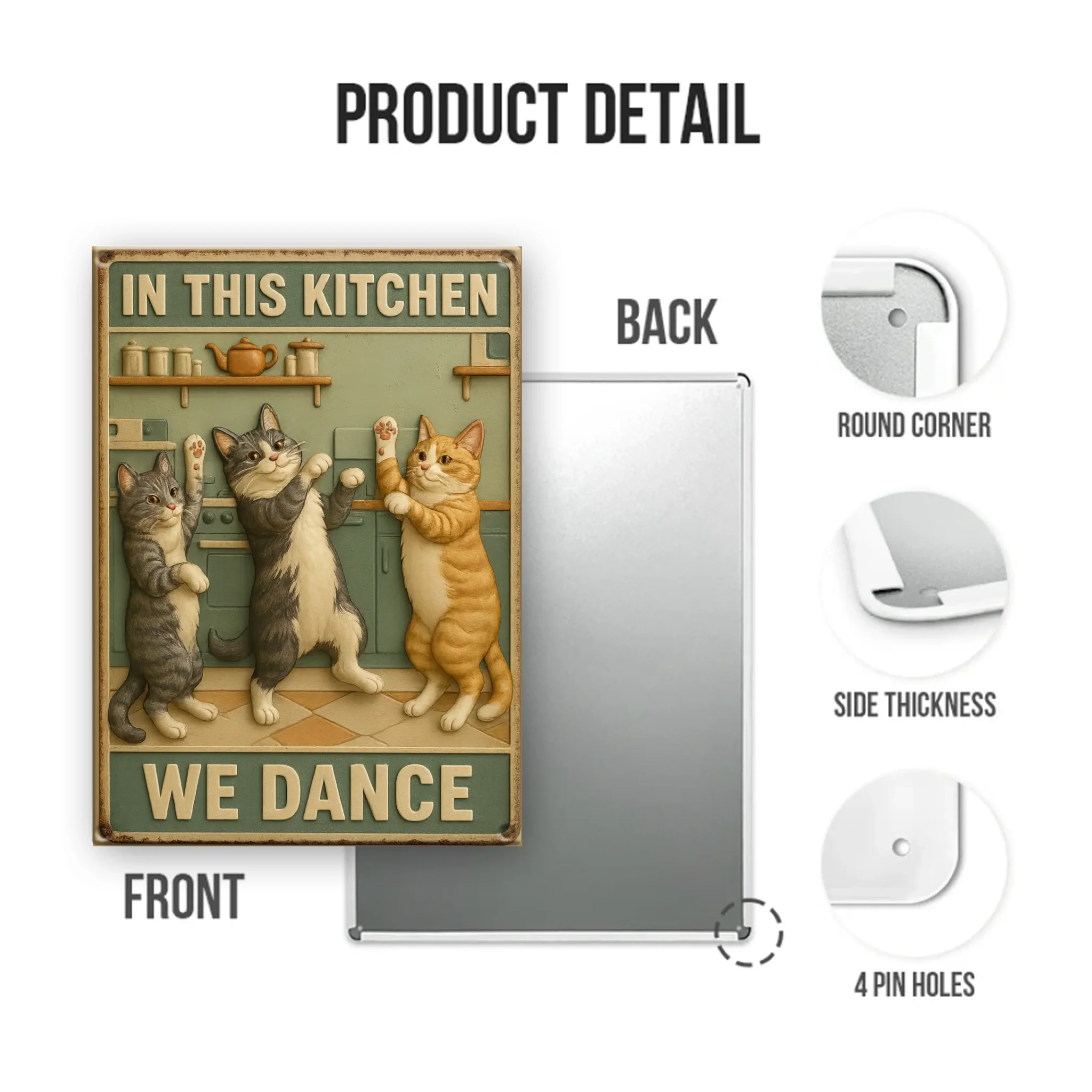 Duconspace Metal Sign Portrait Detail