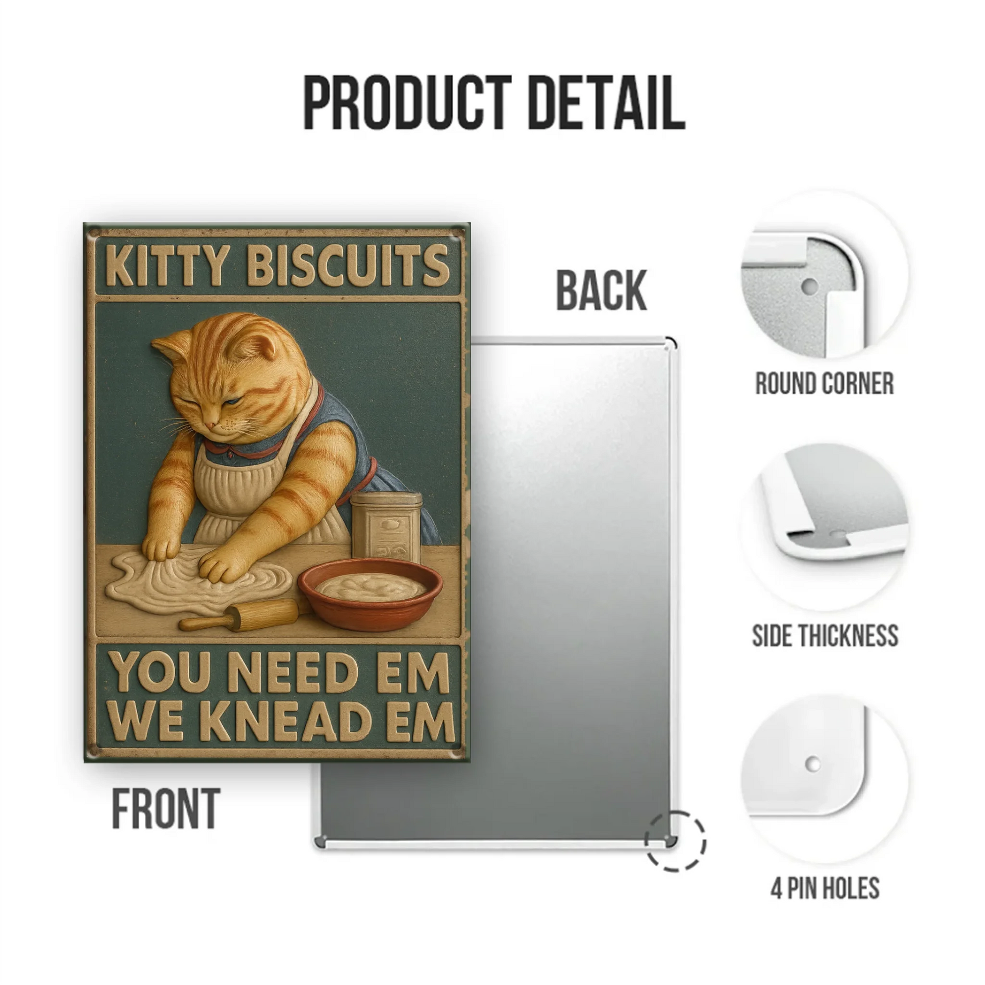 Duconspace Metal Sign Portrait Detail