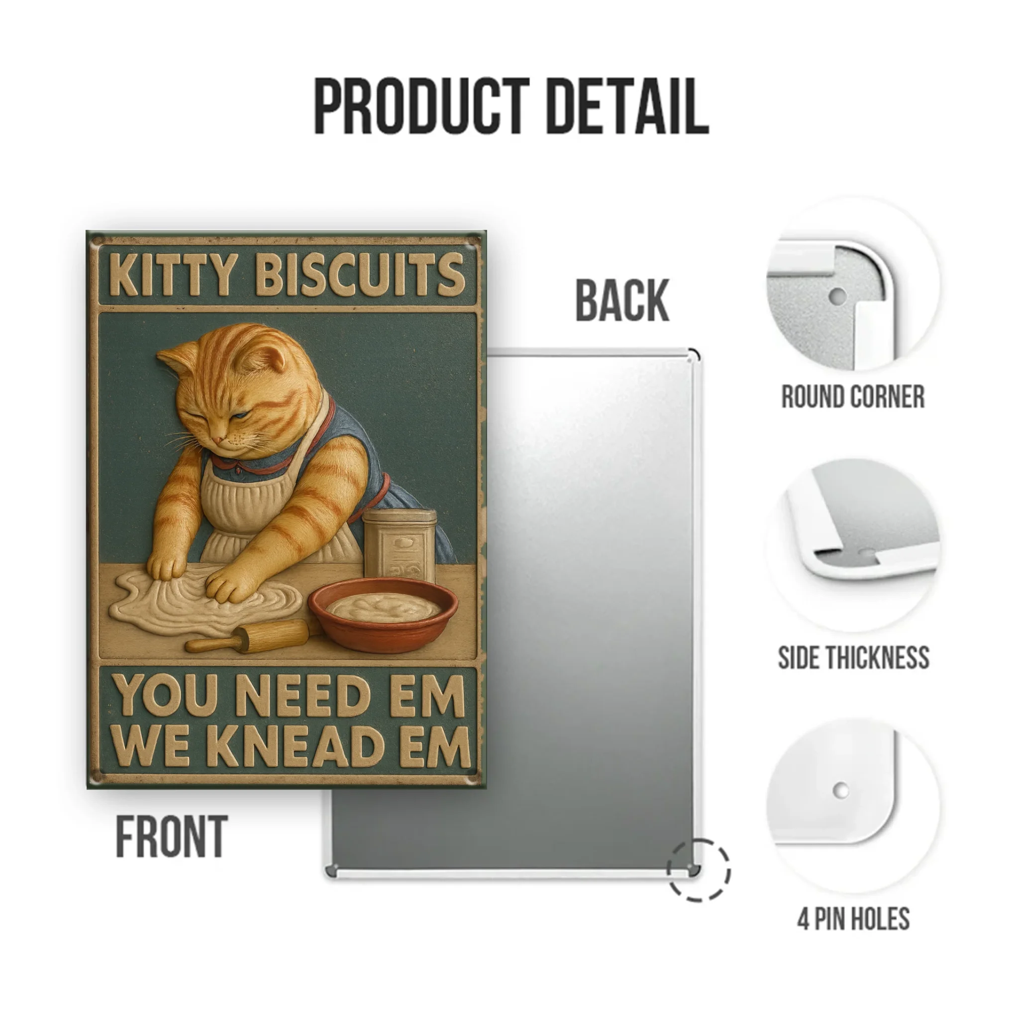 Duconspace Metal Sign Portrait Detail