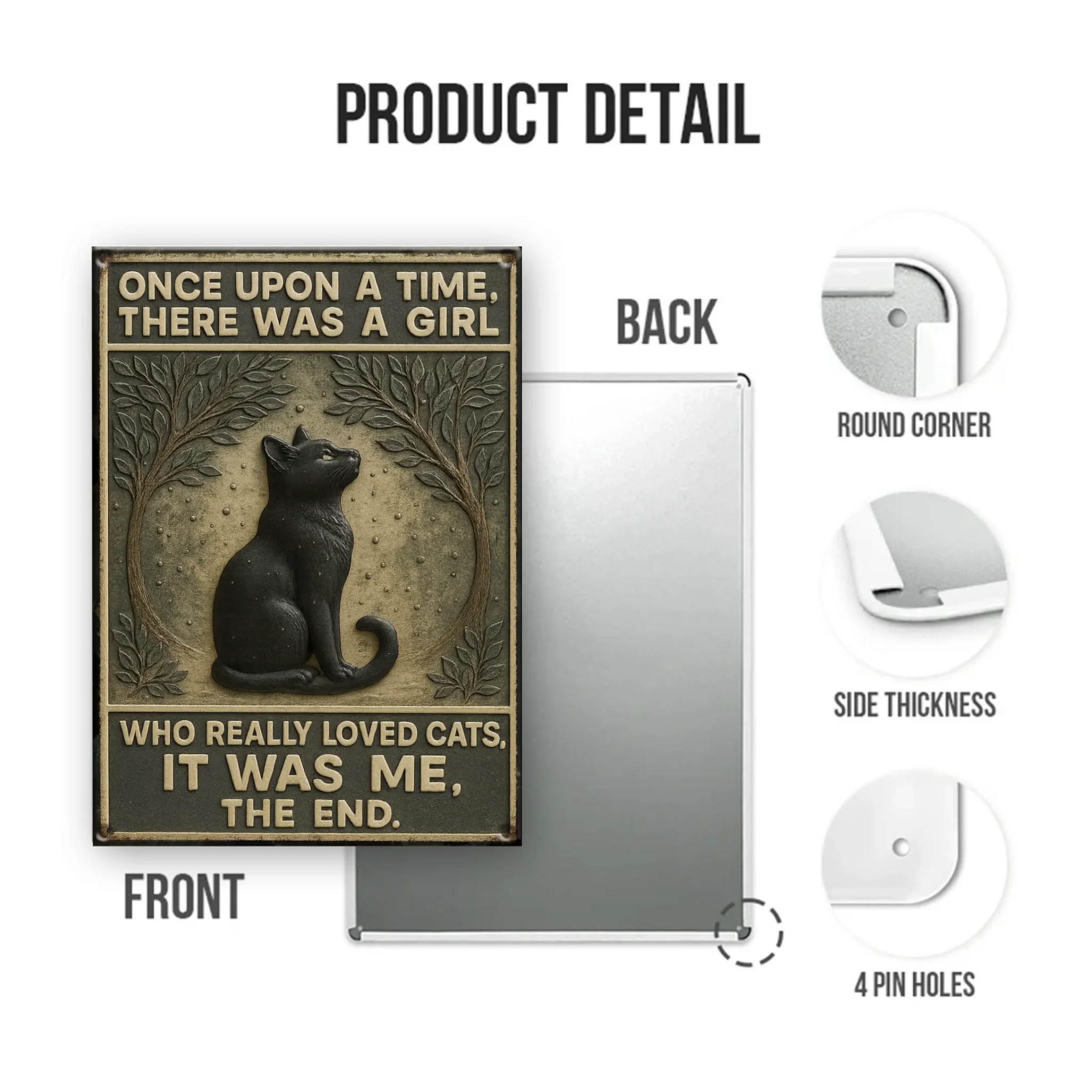 Duconspace Metal Sign Portrait Detail