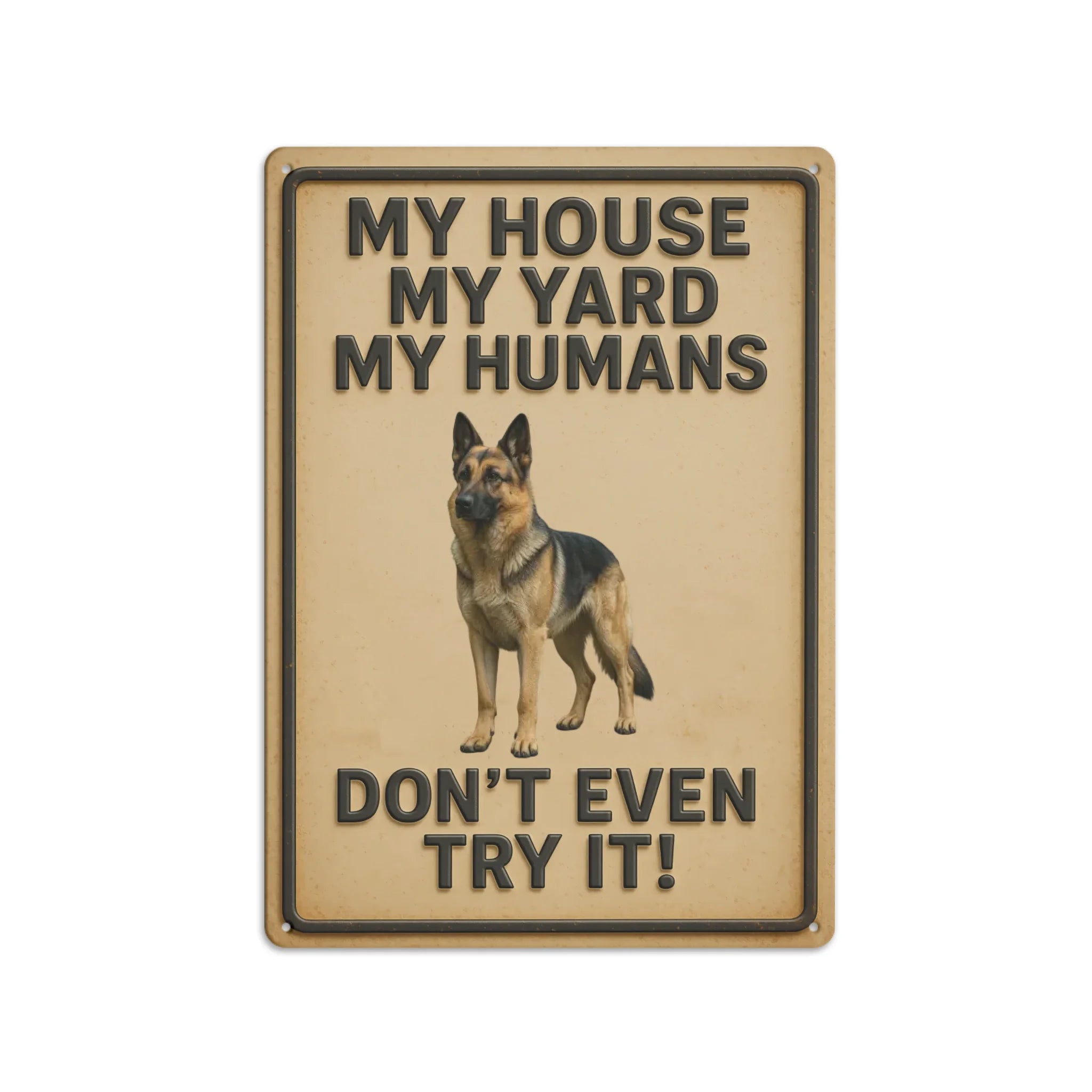 Duconspace Metal Sign Portrait