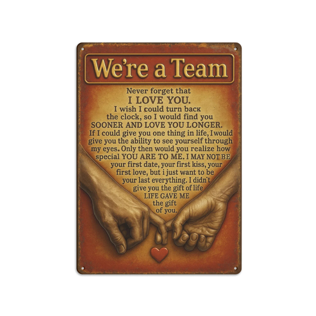 Duconspace Metal Sign Portrait