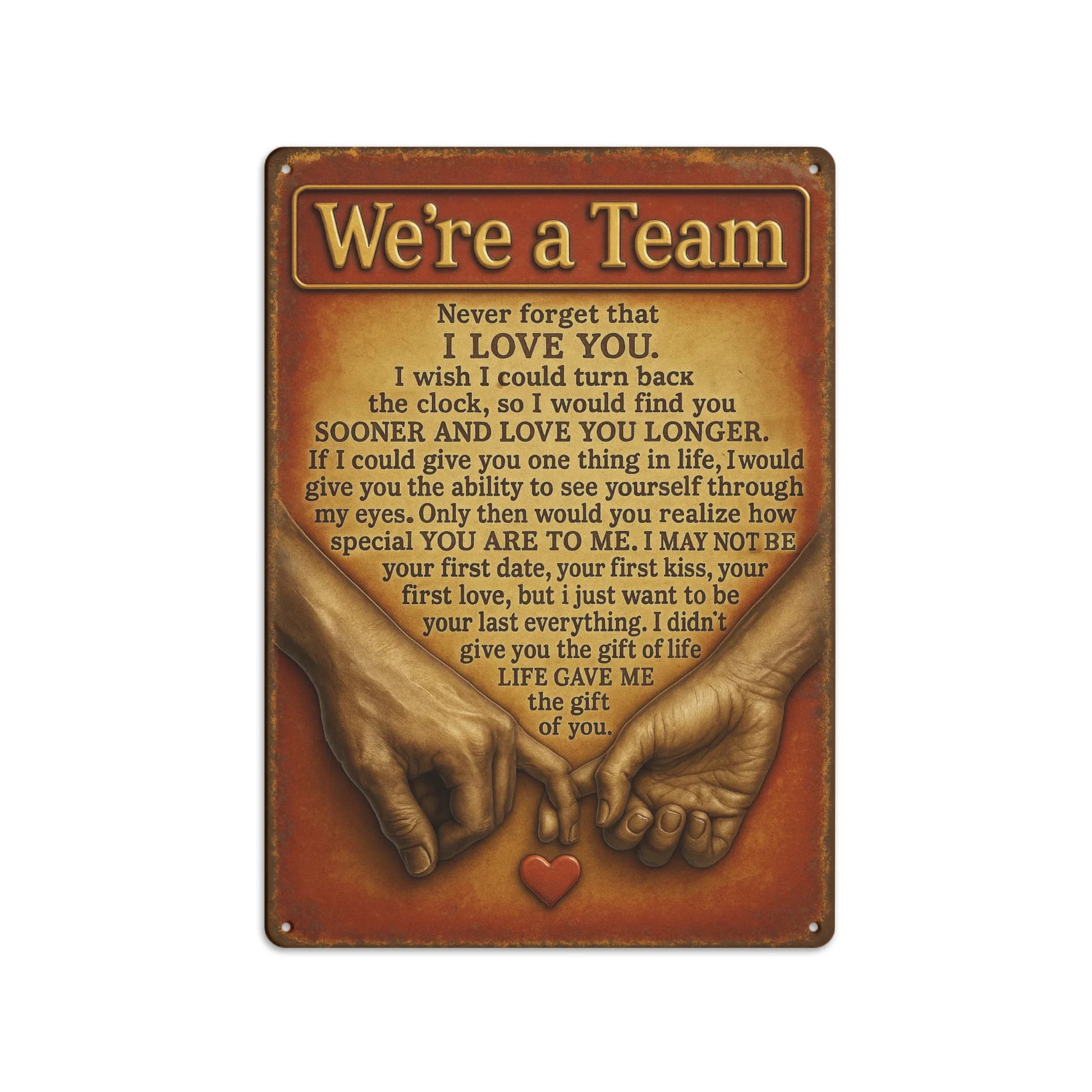 Duconspace Metal Sign Portrait