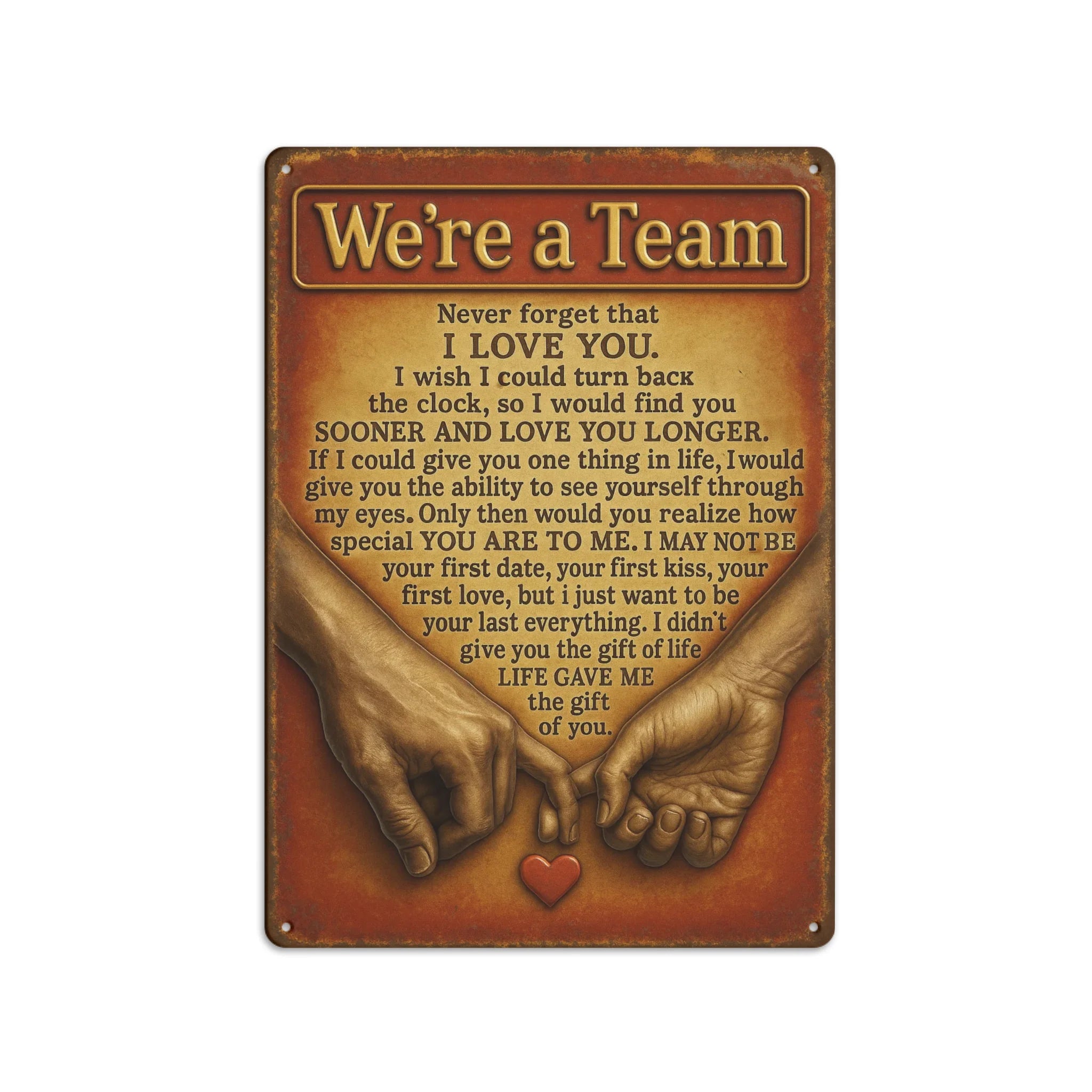 Duconspace Metal Sign Portrait