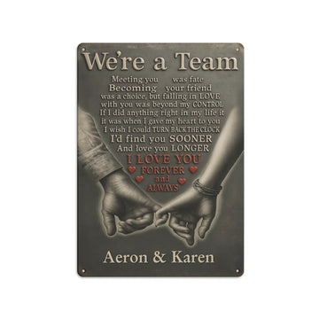 Duconspace Metal Sign Portrait