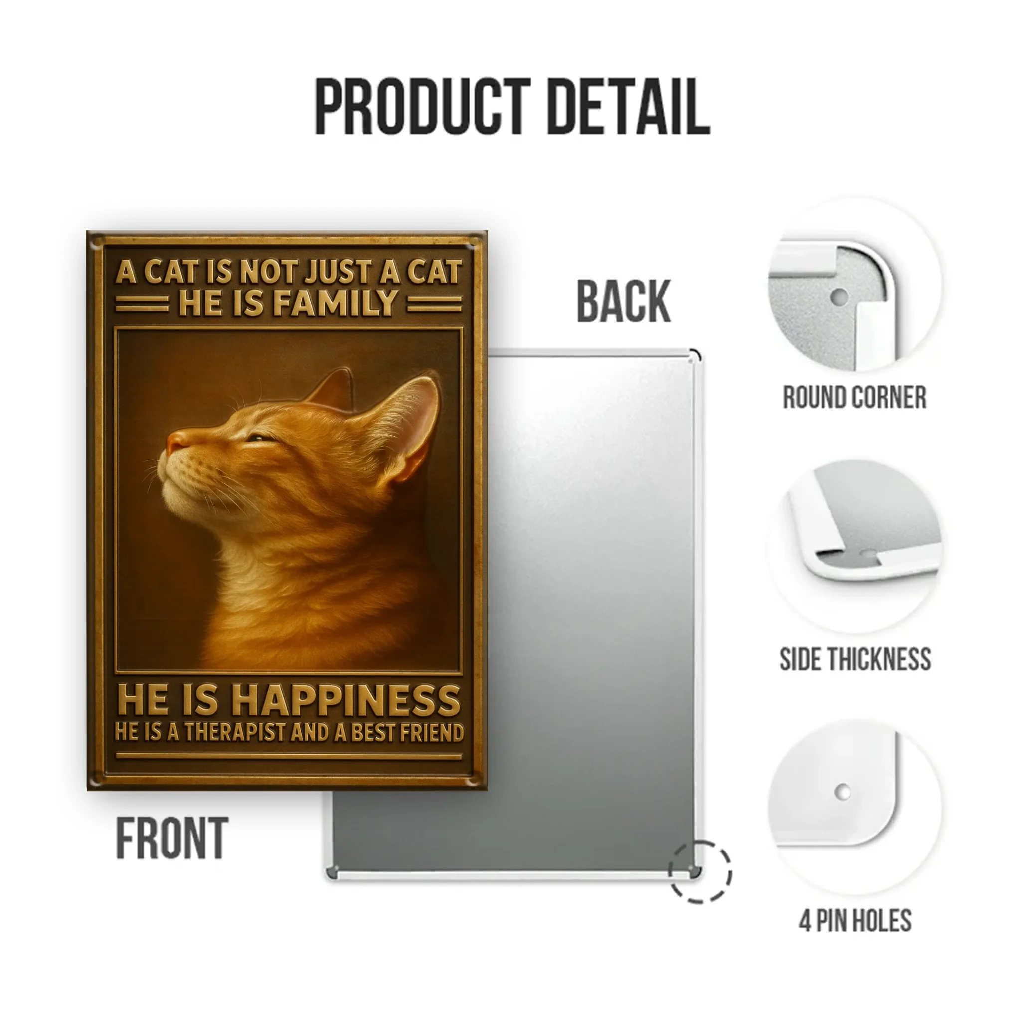 Duconspace Metal Sign Portrait Detail