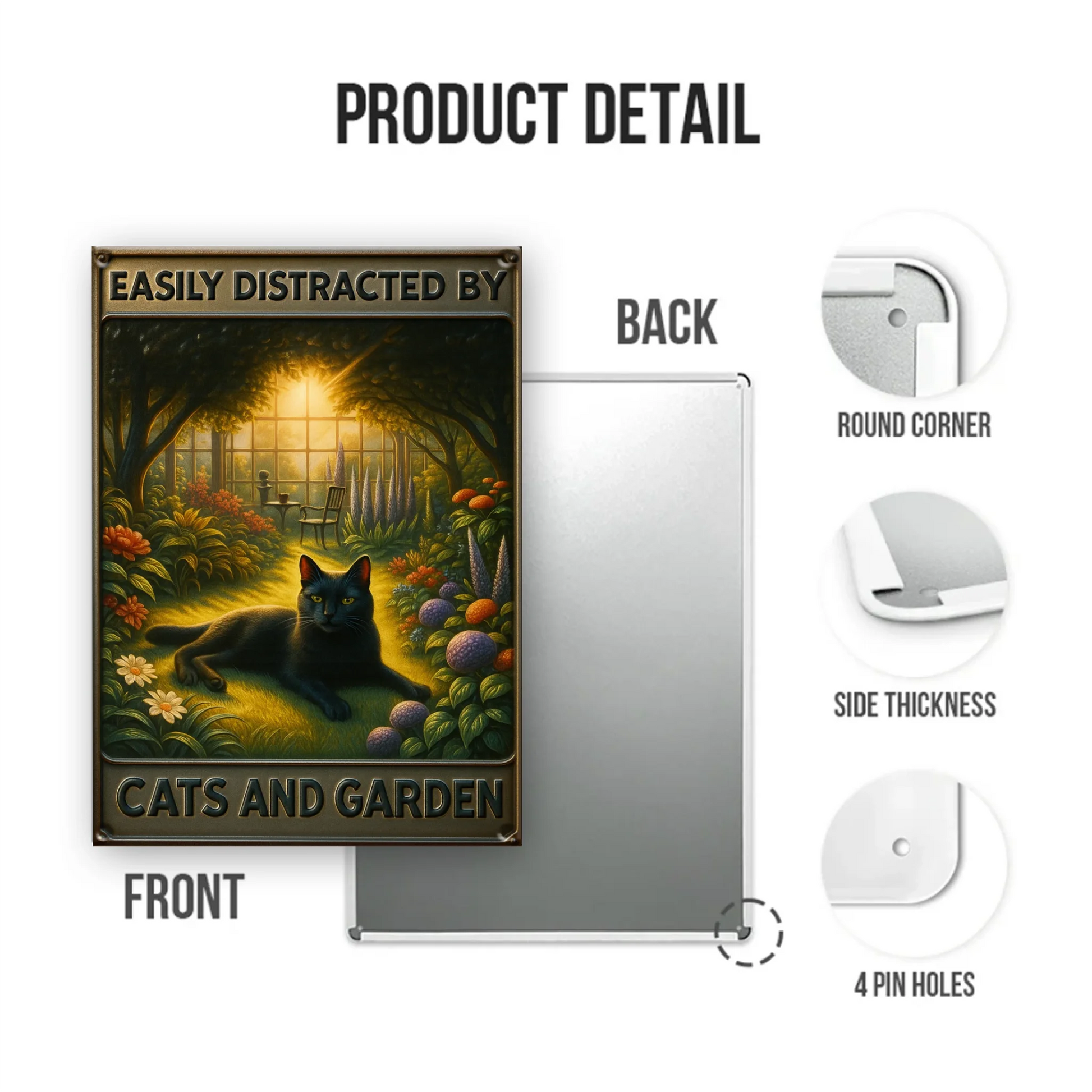 Duconspace Metal Sign Portrait Detail