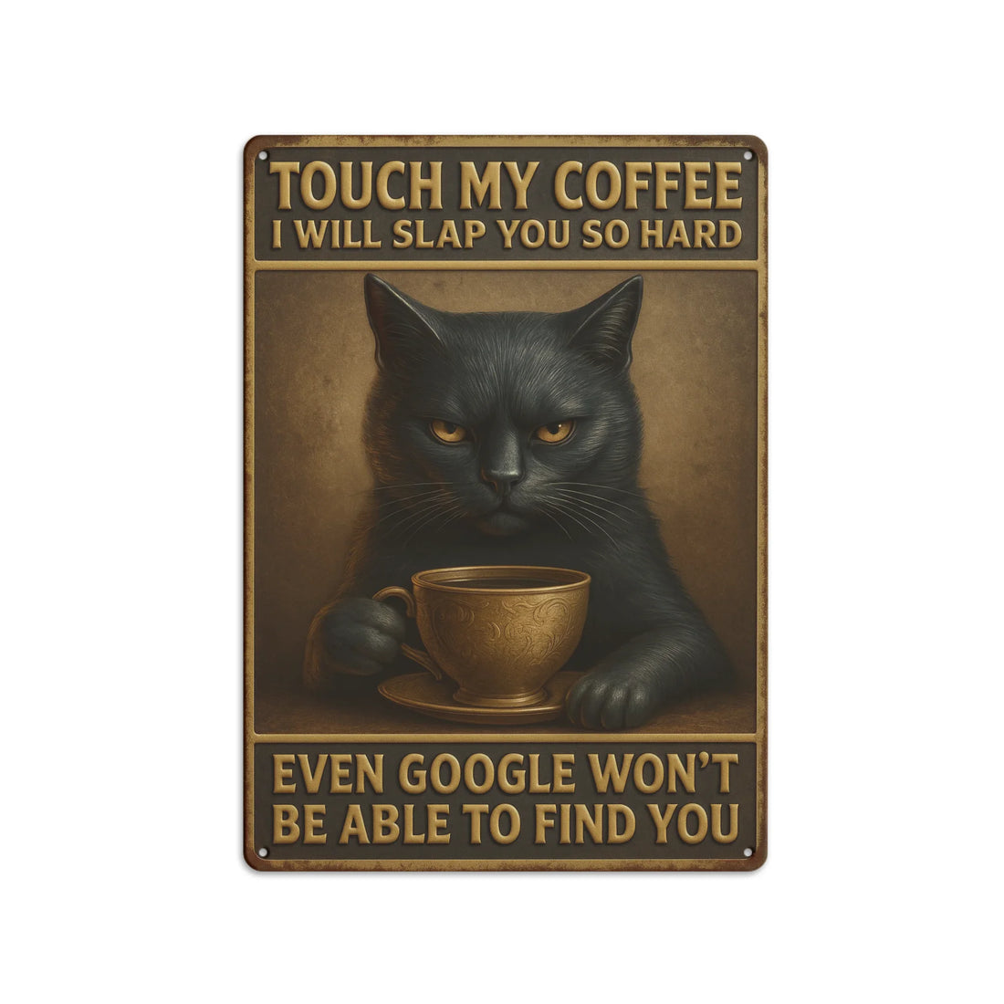 Duconspace Metal Sign Portrait