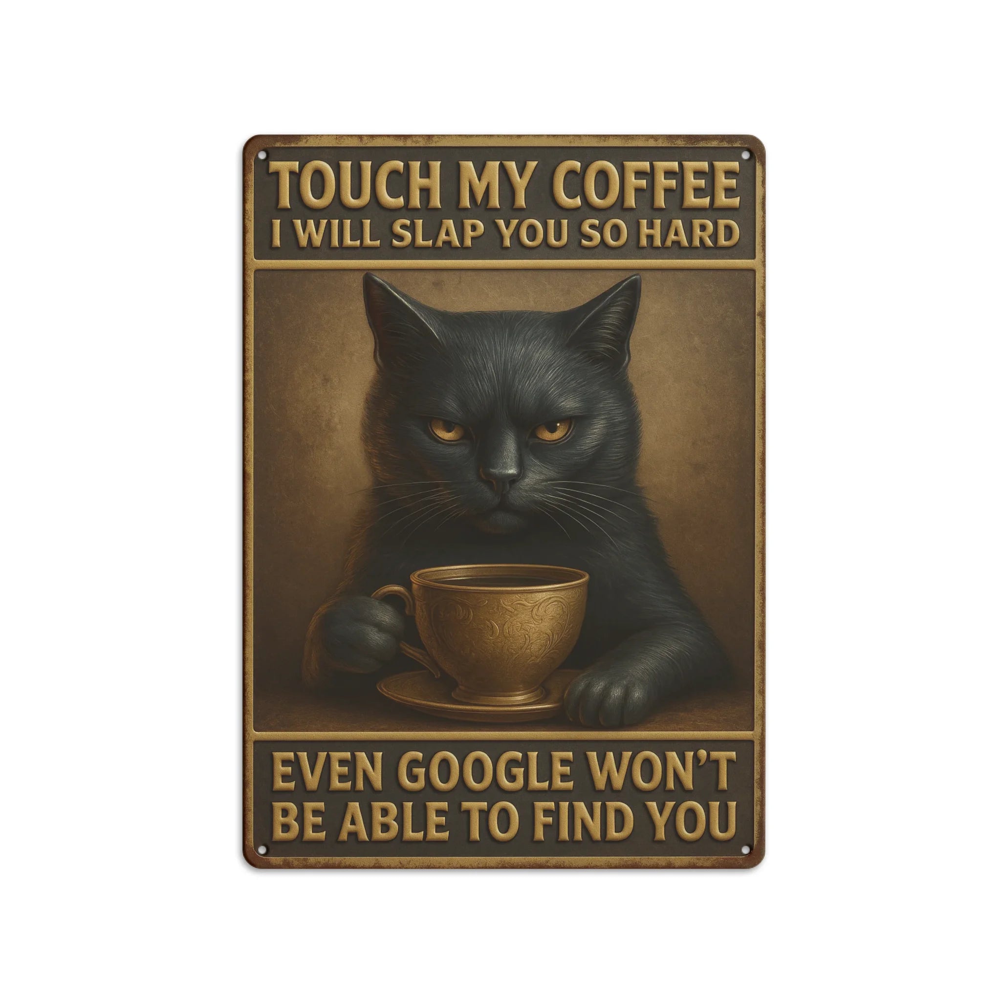 Duconspace Metal Sign Portrait