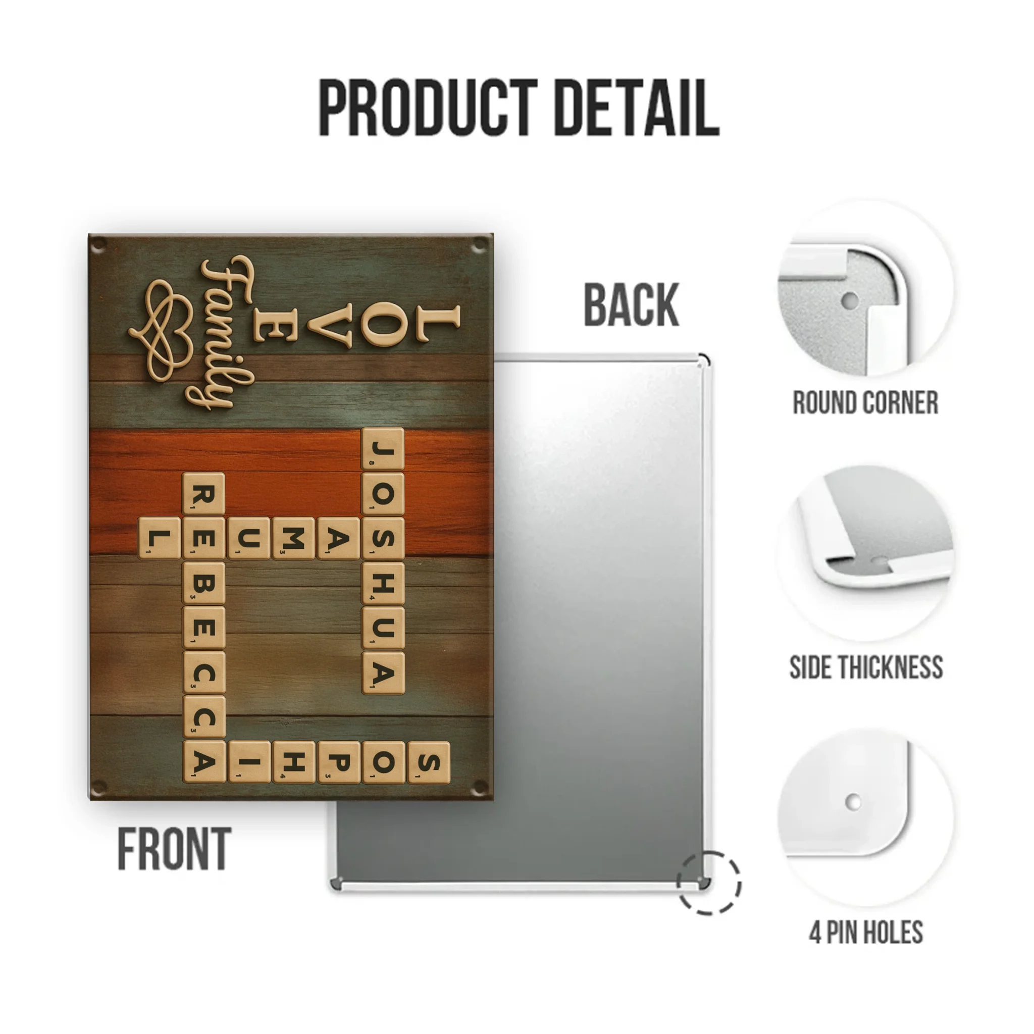 Mockup Metal Sign portrait 2