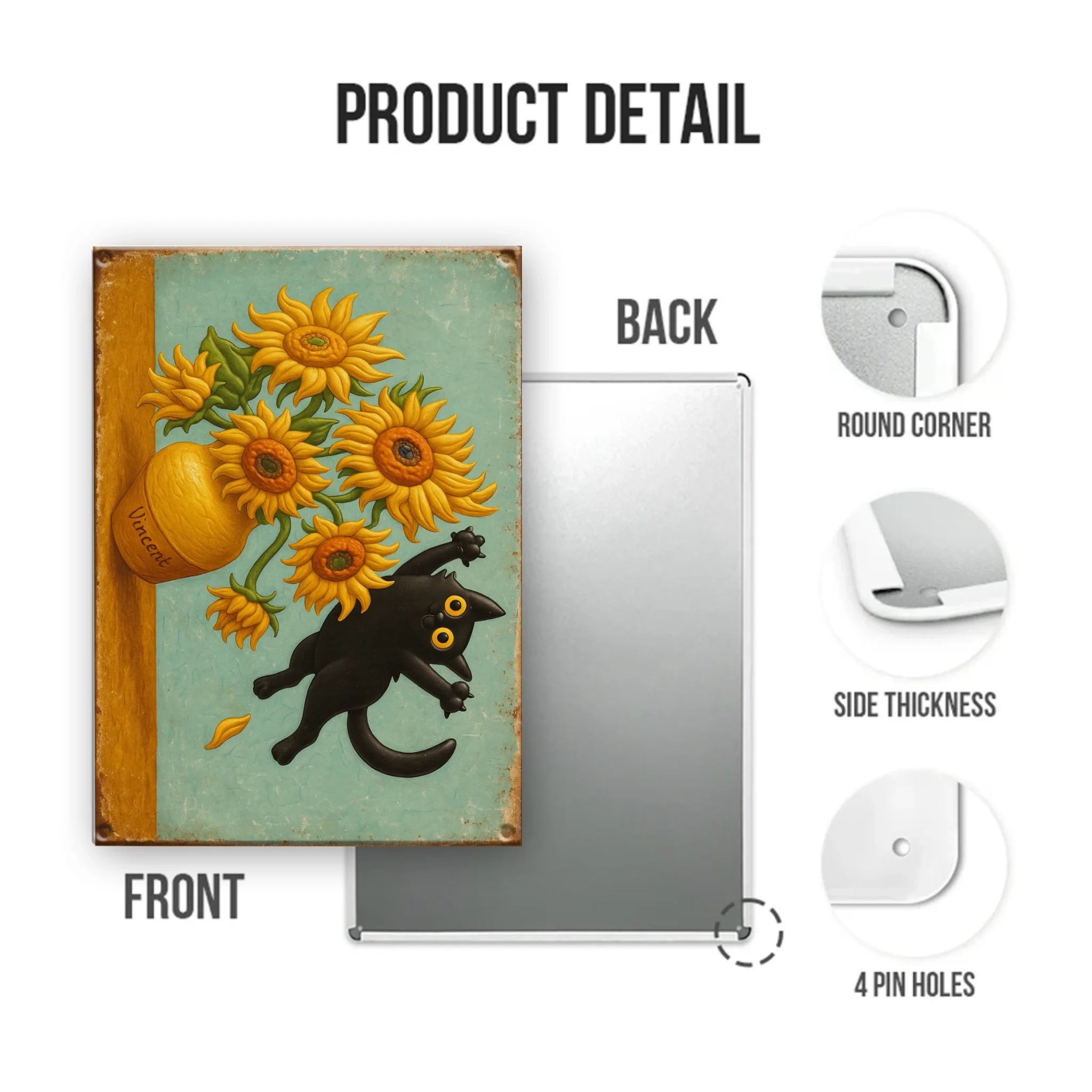 Mockup Metal Sign portrait 2