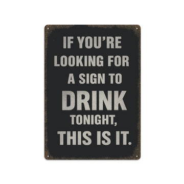 Duconspace Metal Sign Portrait