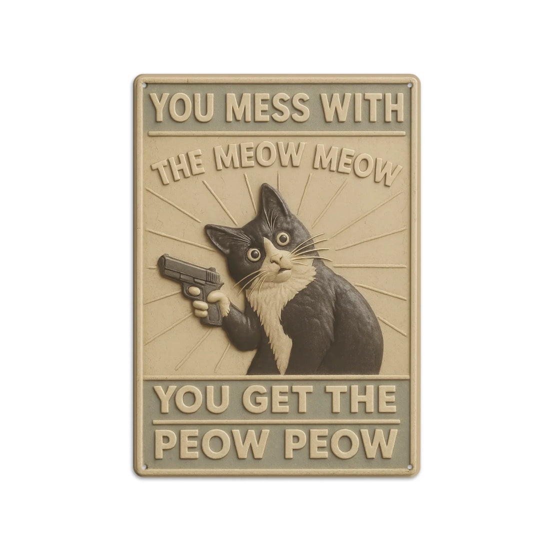 Duconspace Metal Sign Portrait