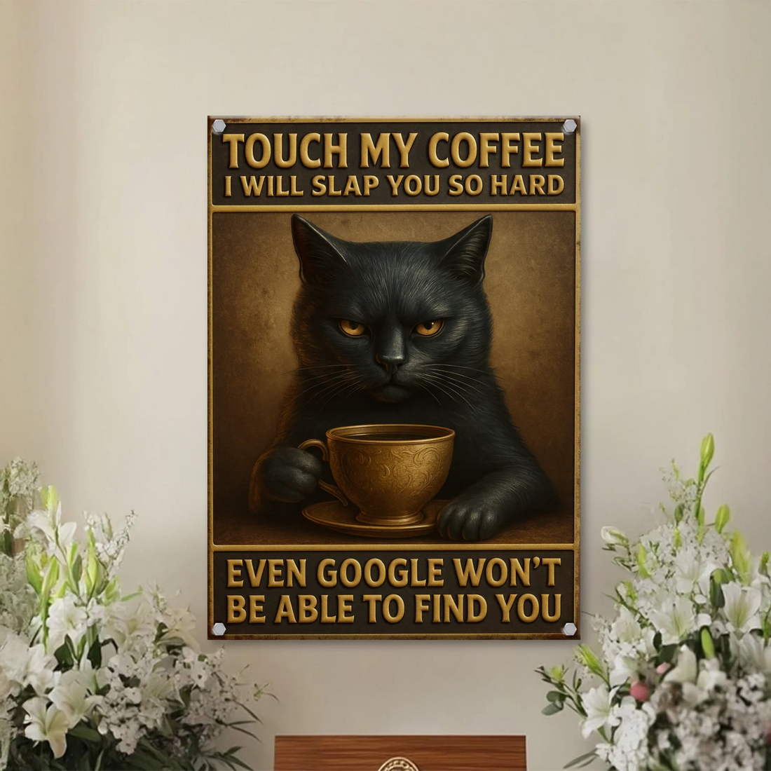 Duconspace Metal Sign Portrait