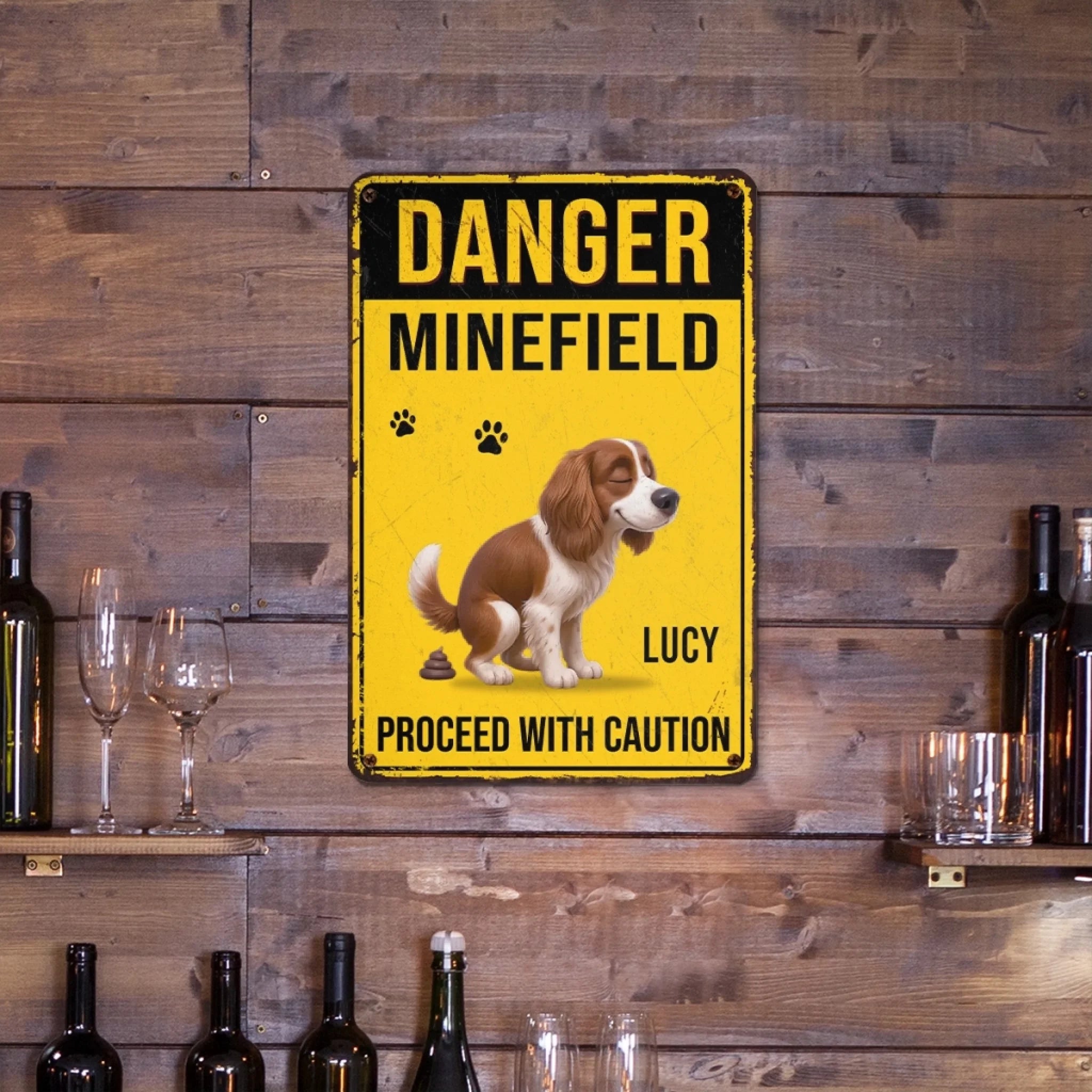 Custom Home Decor Metal Sign - Birthday Gifts for Dog Lovers-2