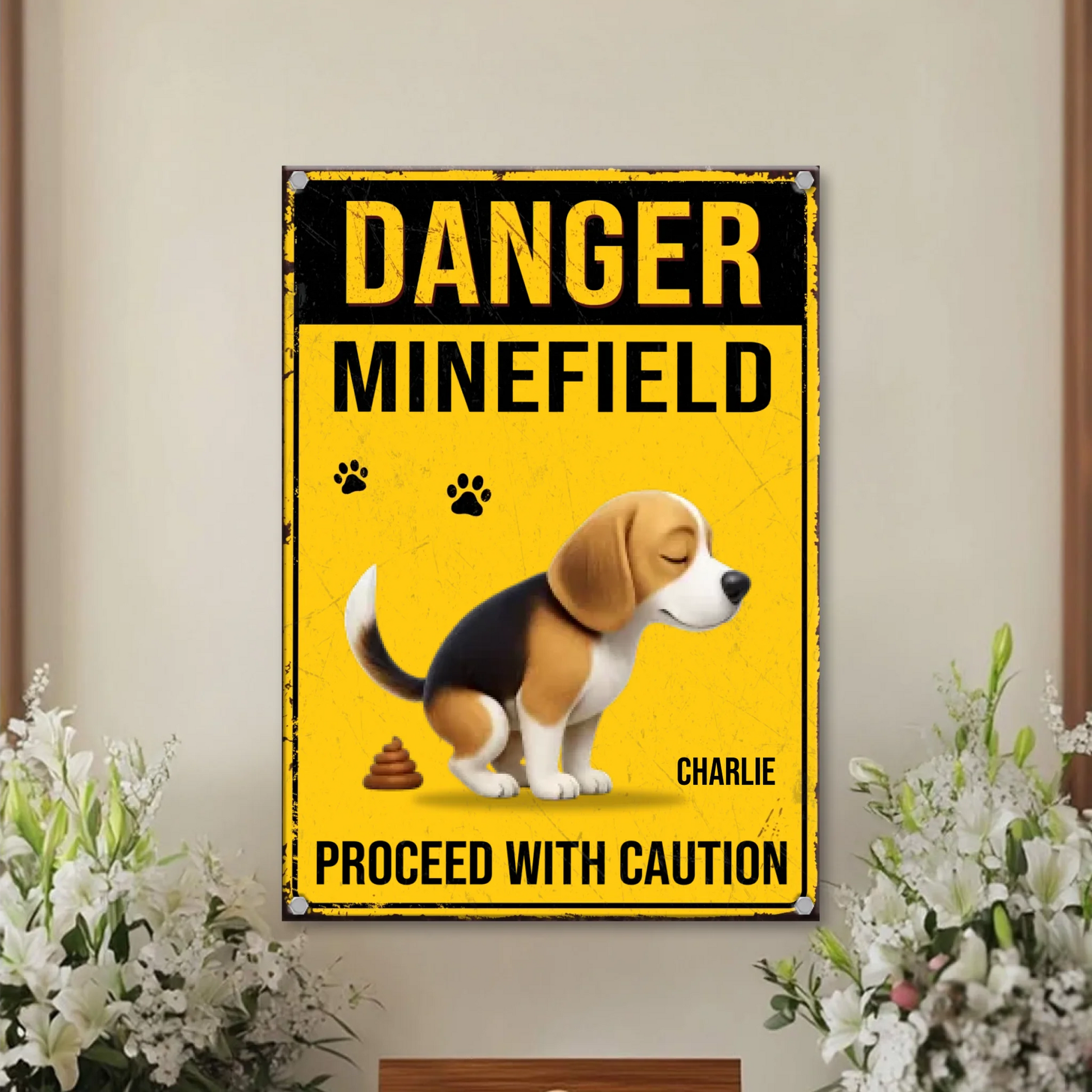 Duconspace Metal Sign Portrait Indoor, Metal Sign Living Room