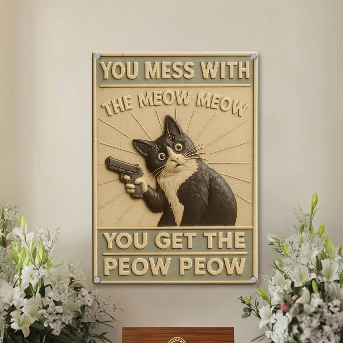 Duconspace Metal Sign Portrait