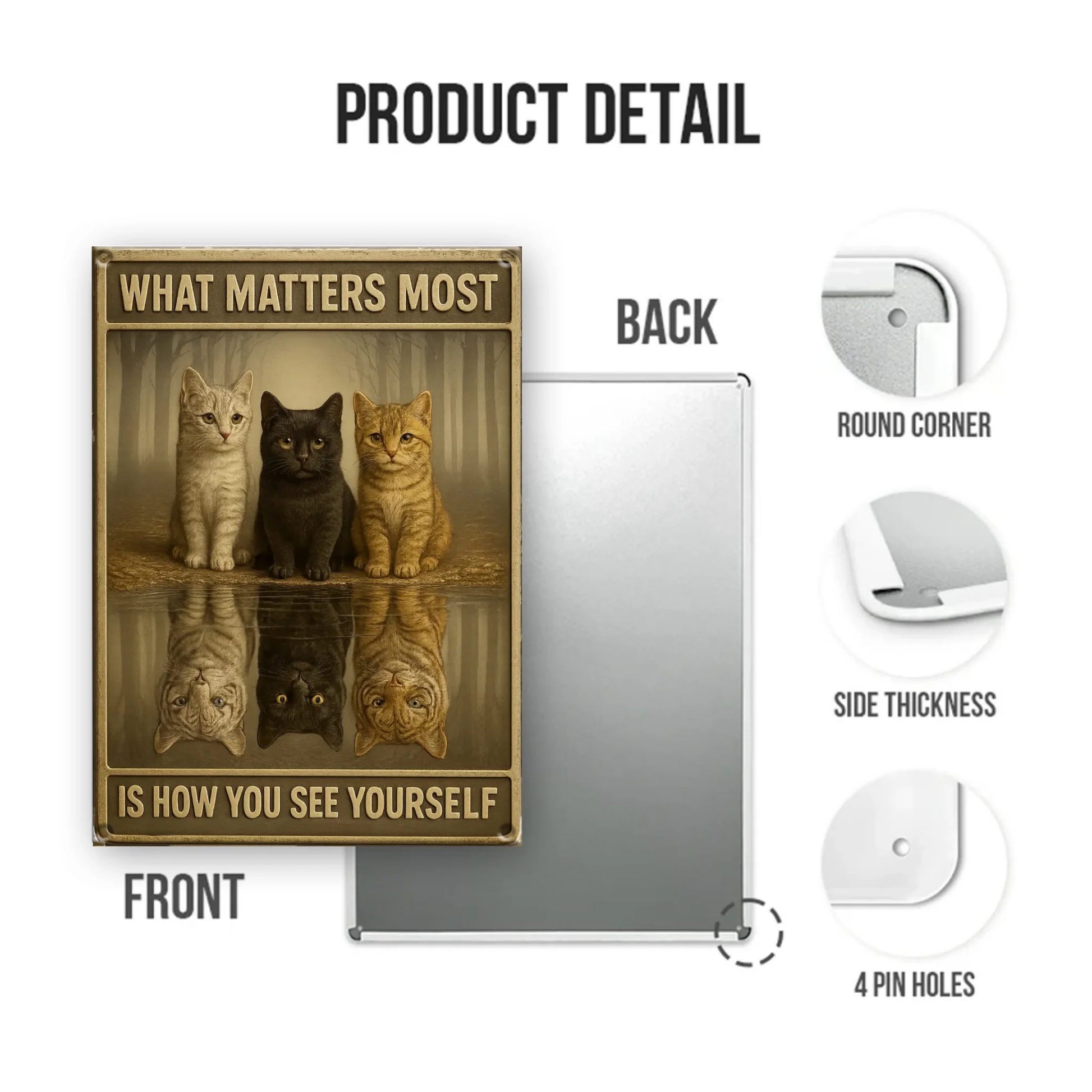 Duconspace Metal Sign Portrait Detail