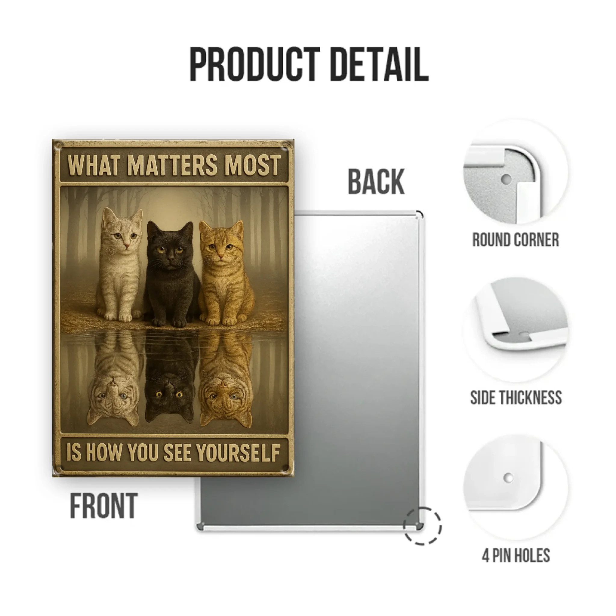 Duconspace Metal Sign Portrait Detail