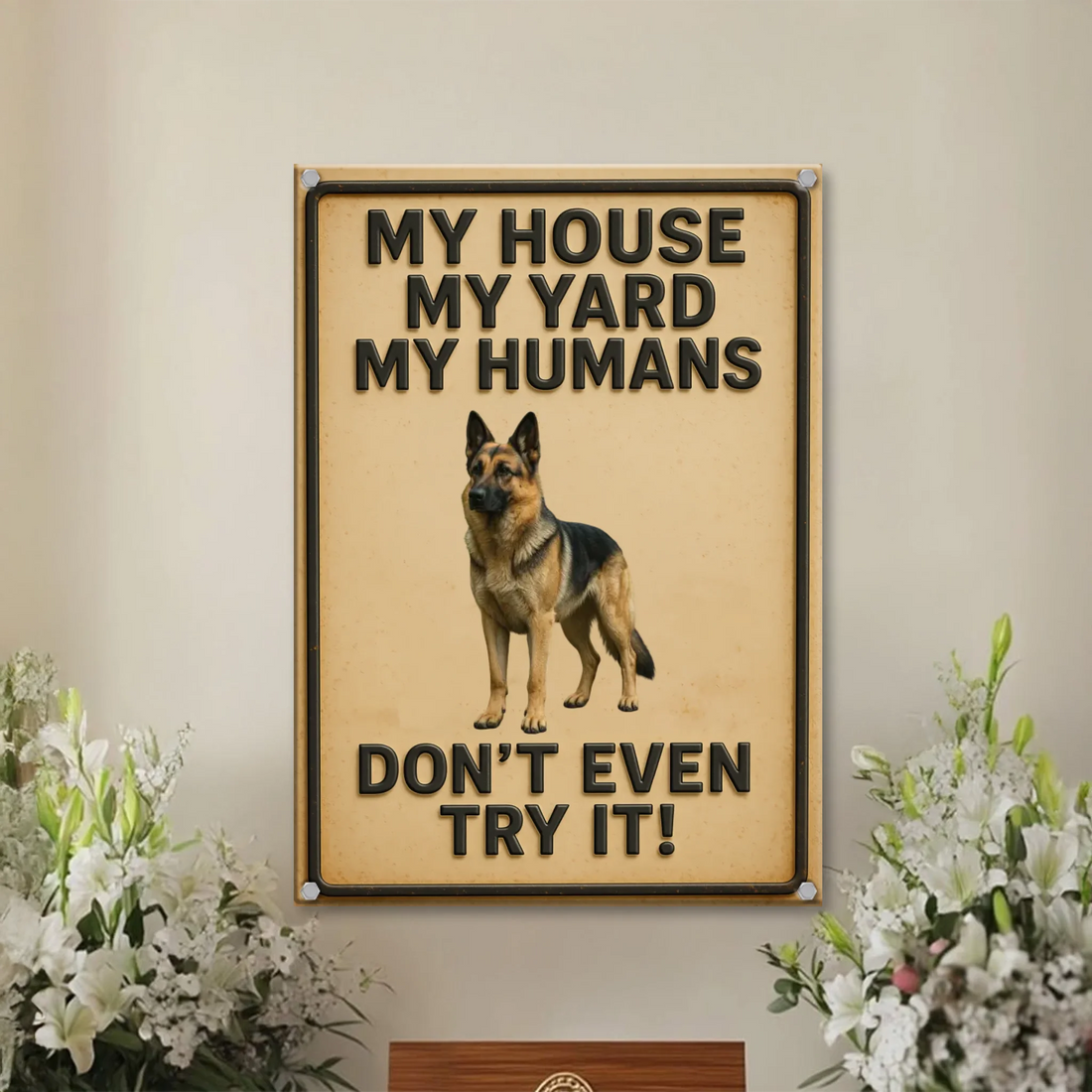 Duconspace Metal Sign Portrait