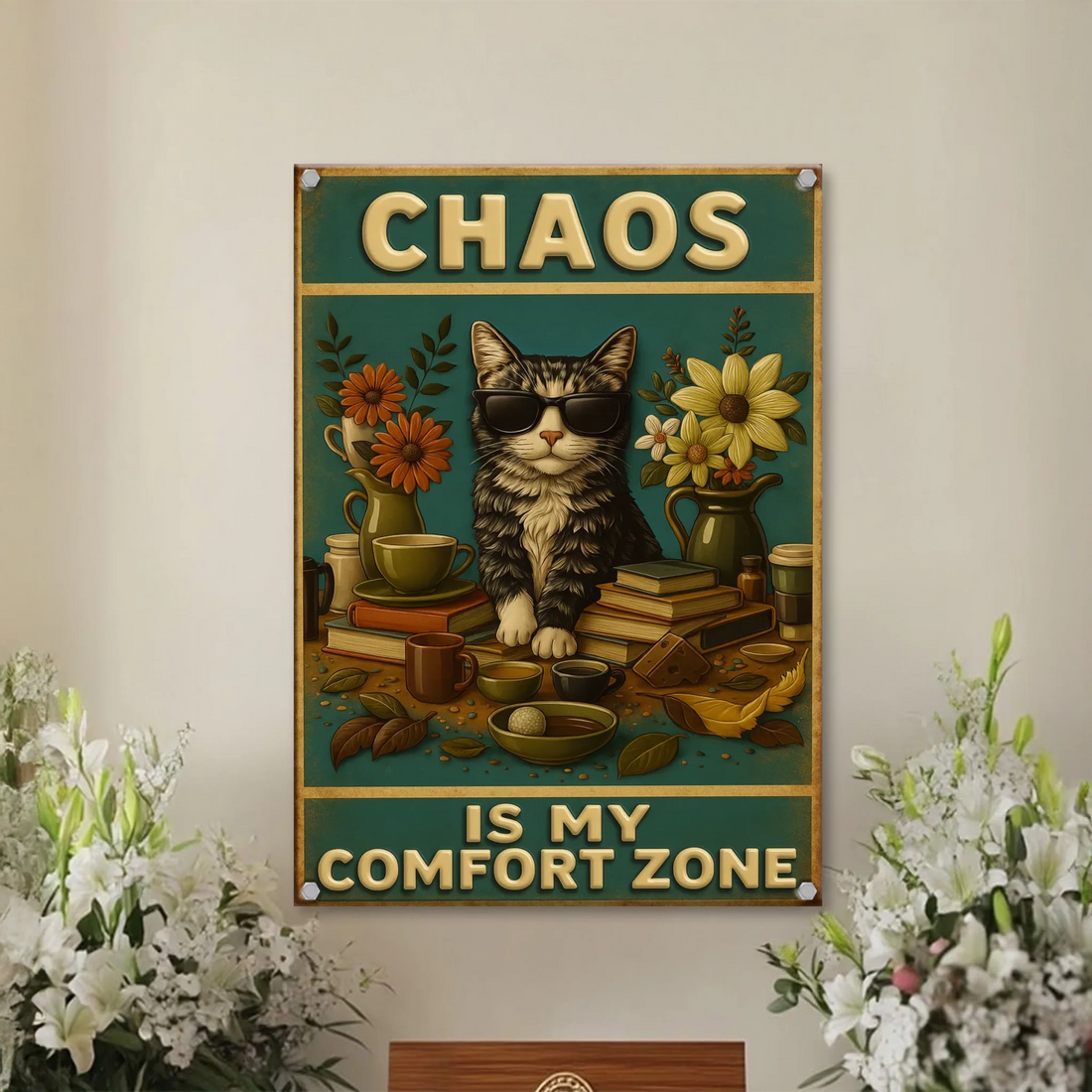 Duconspace Metal Sign Portrait