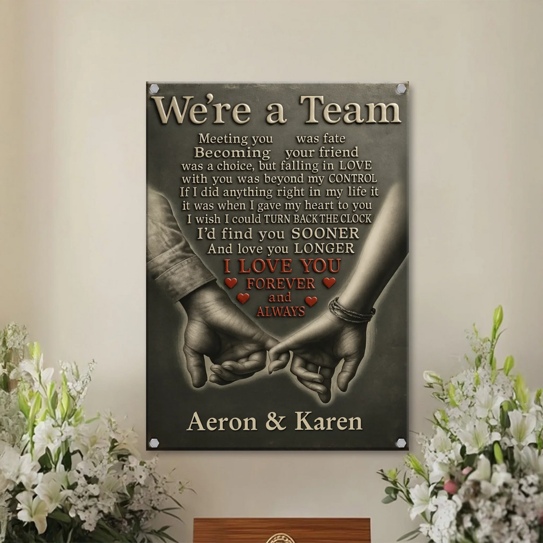 Duconspace Metal Sign Portrait