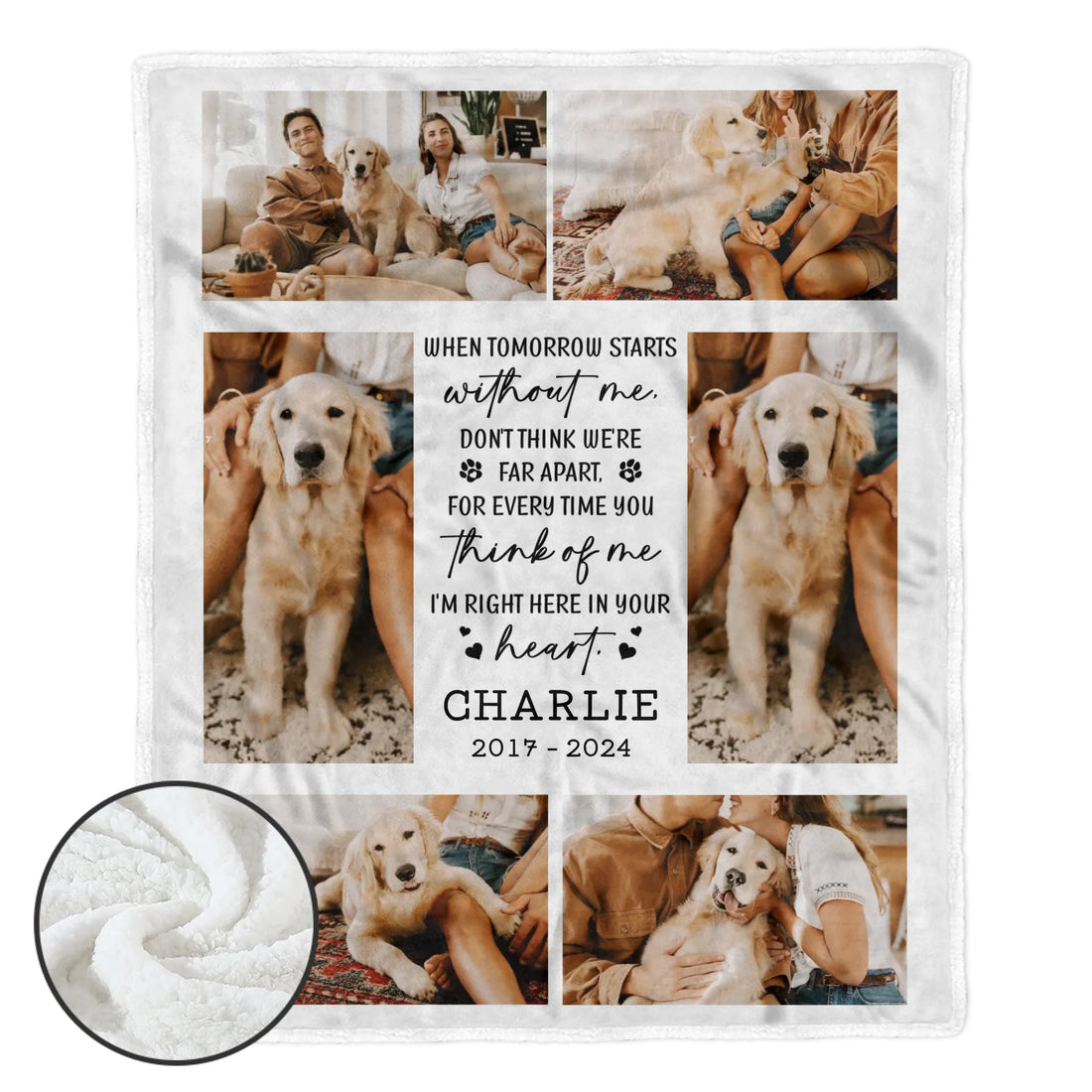 Duconspace Velvet Blanket On White Background