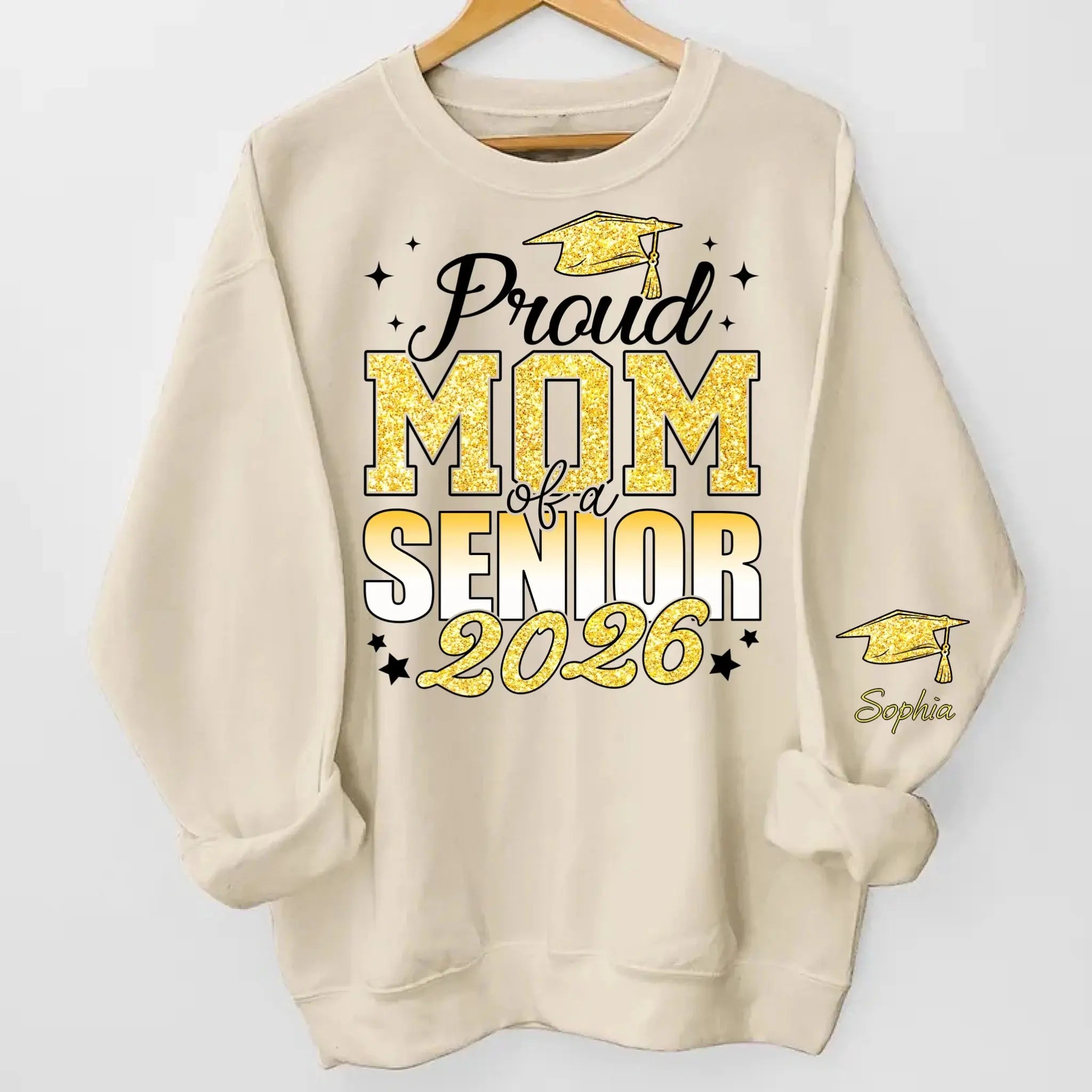 Custom Proud Dad or Mom Senior 2026- Personalized Graduation Sweater Gift - Duconspace