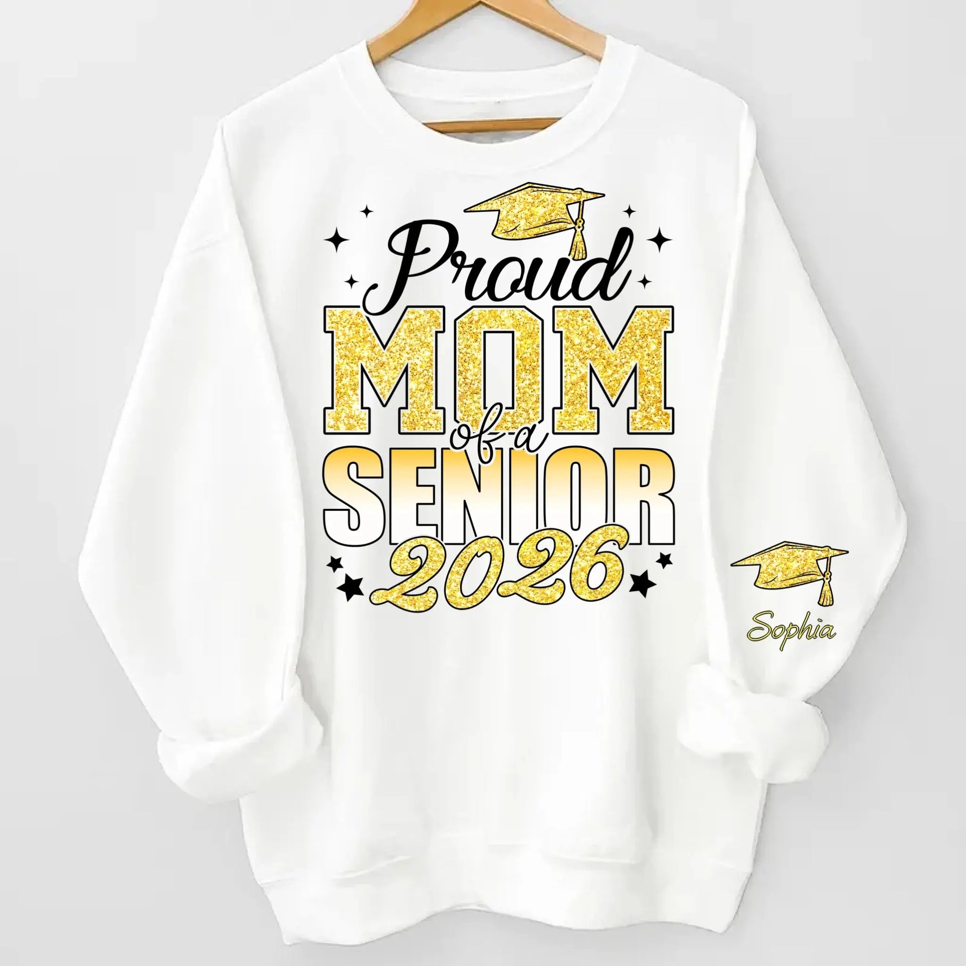 Custom Proud Dad or Mom Senior 2026- Personalized Graduation Sweater Gift - Duconspace