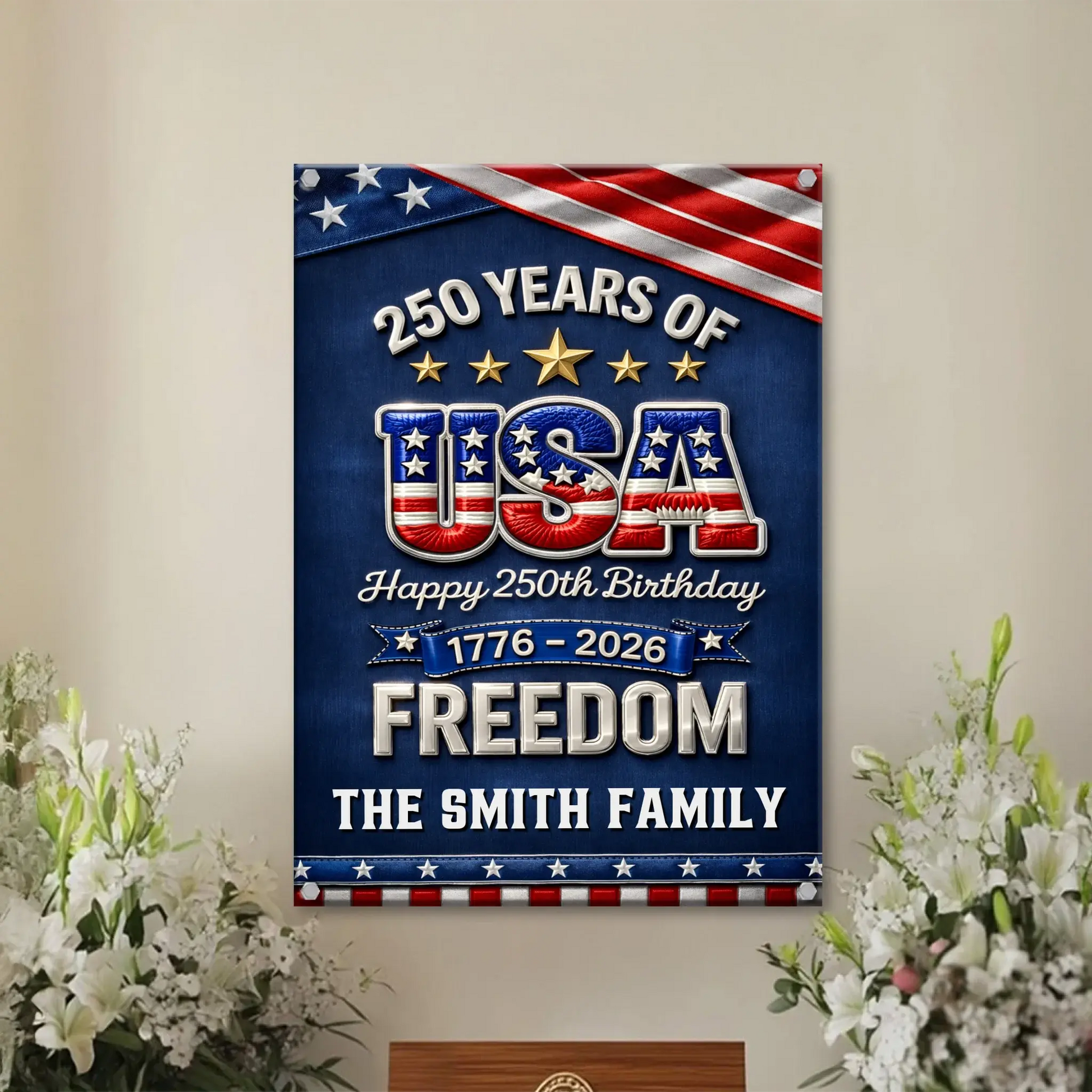 Duconspace Metal Sign Portrait Indoor, Metal Sign Hanging on Living Room Wall