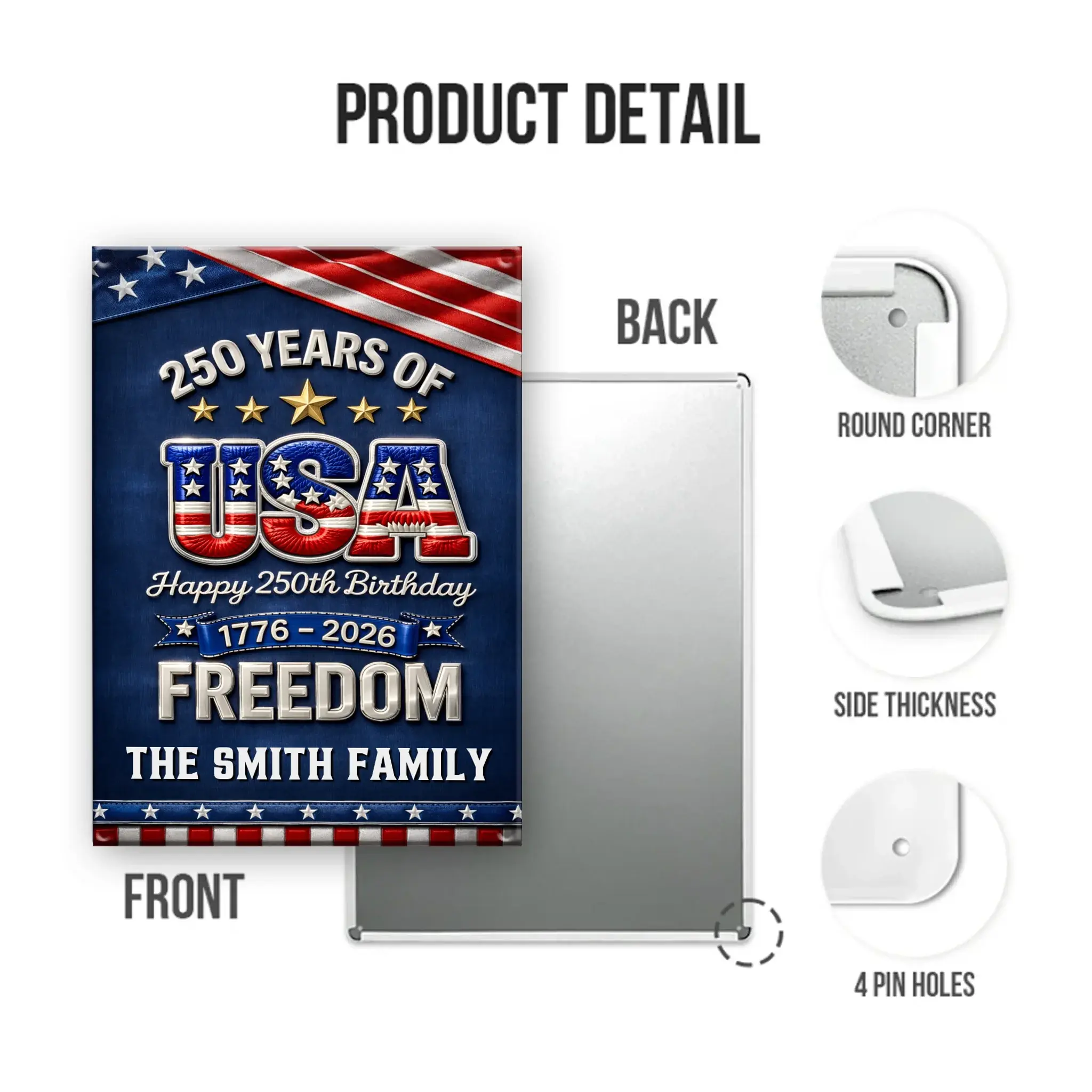 Duconspace Metal Sign Portrait Detail