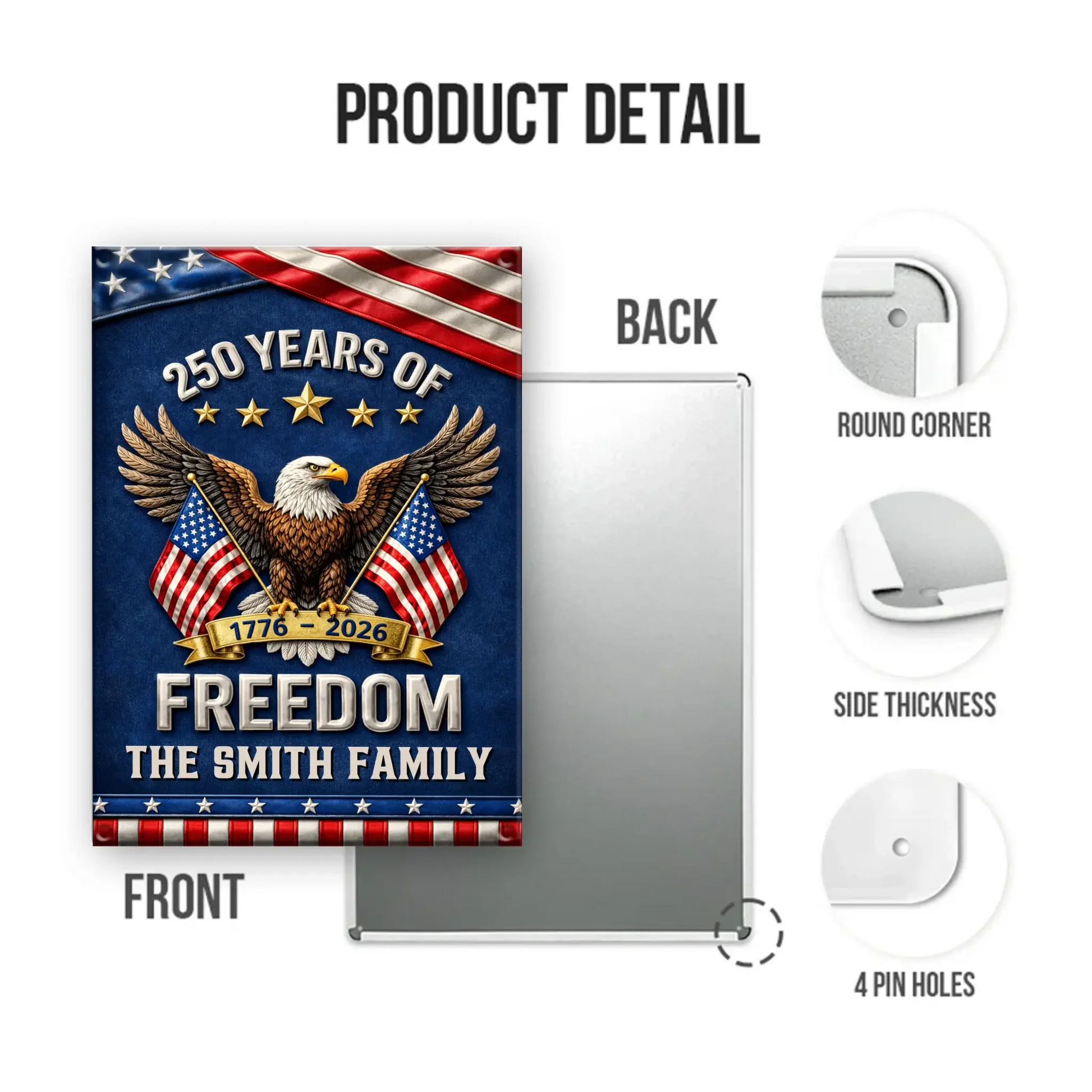 Duconspace Metal Sign Portrait Detail