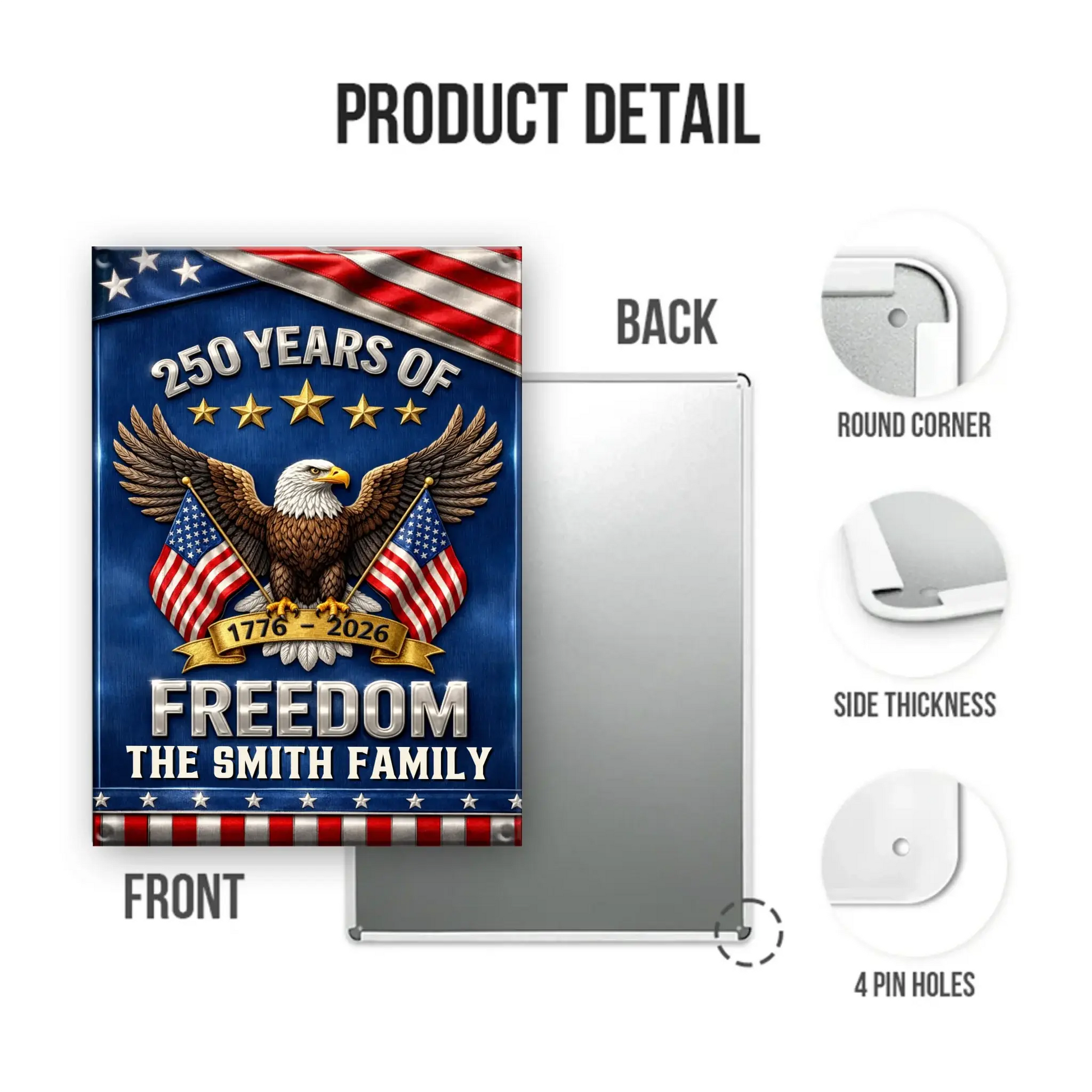 Duconspace Metal Sign Portrait Detail