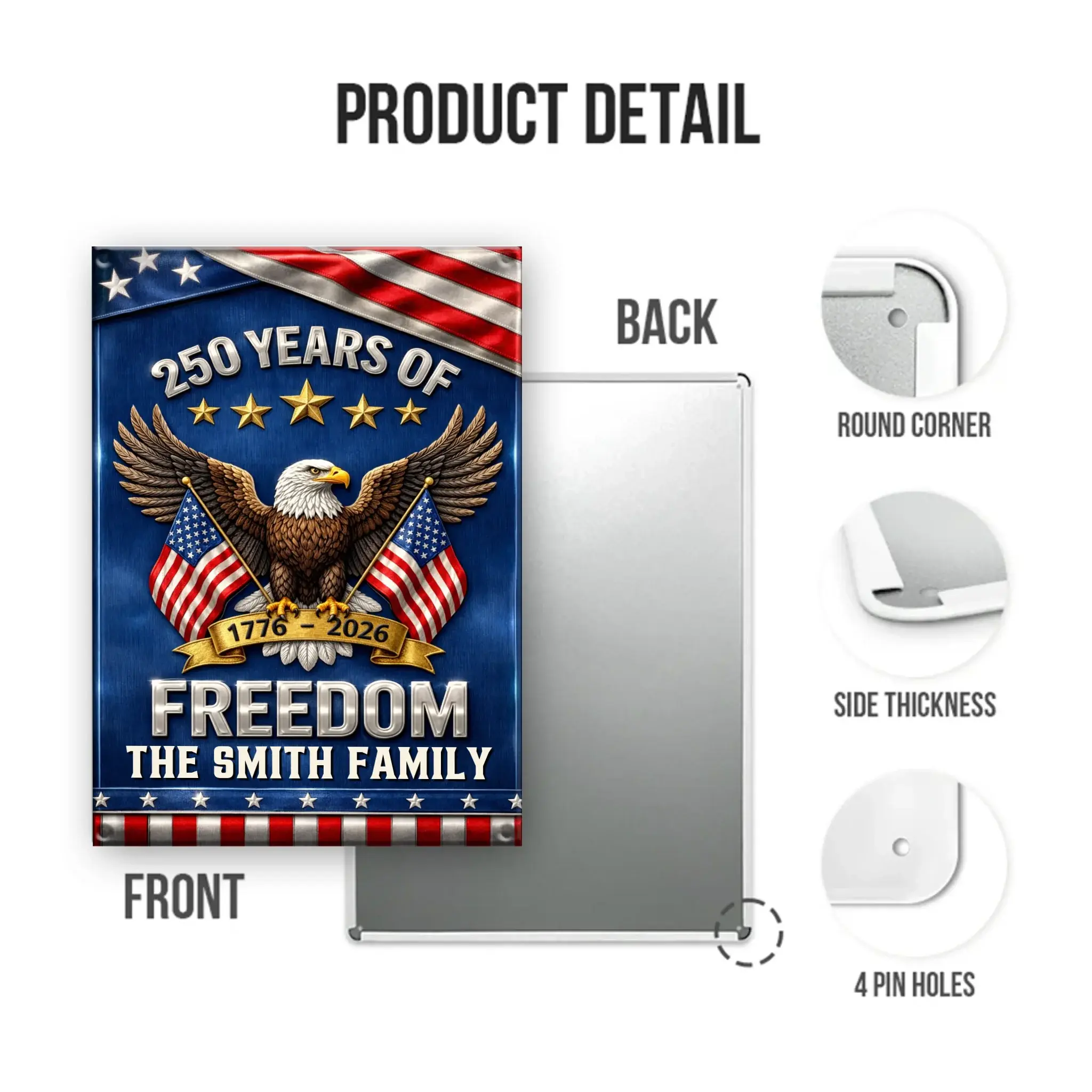 Duconspace Metal Sign Portrait Detail