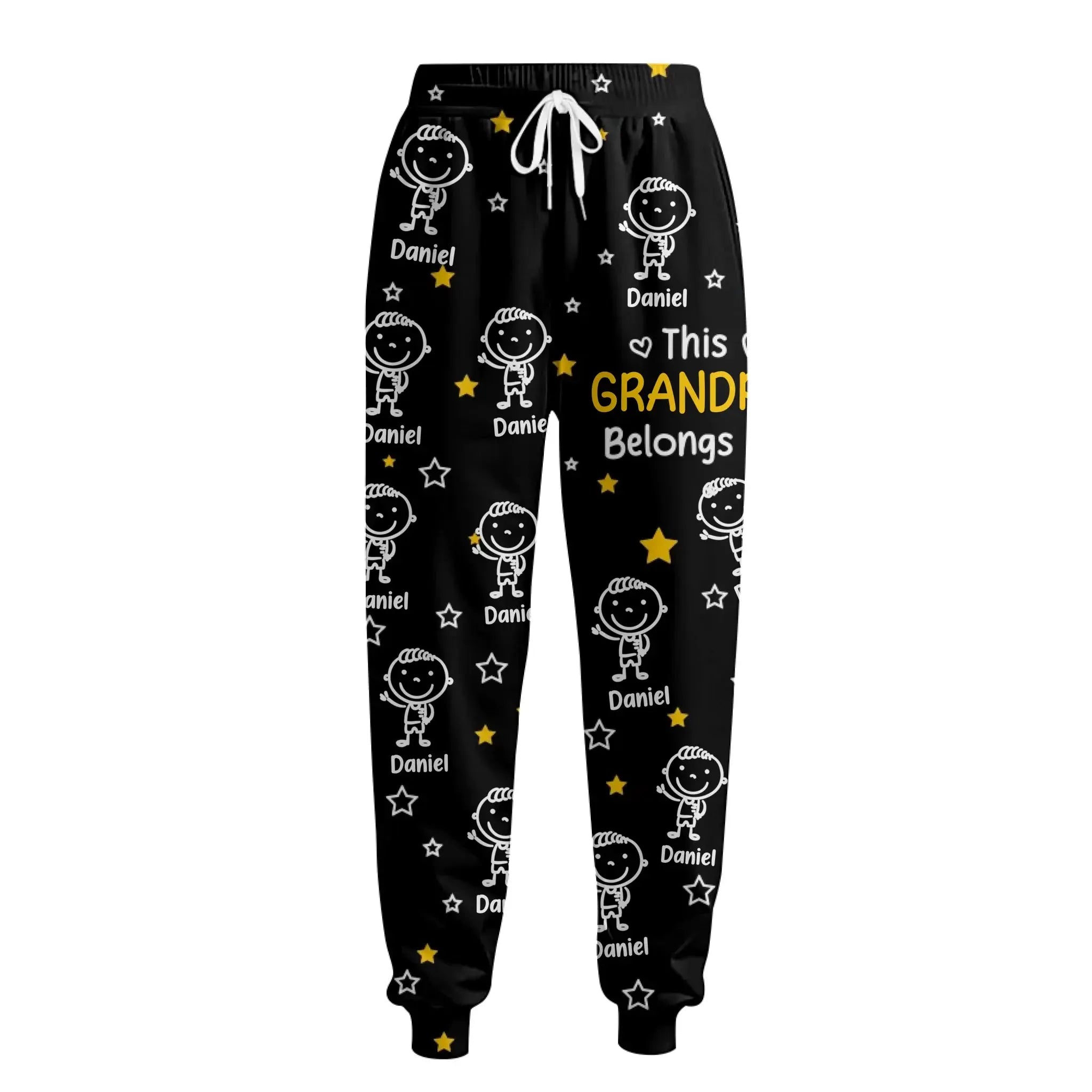 Personalized Pajama Pants, This Grandpa Belongs to Duconspace