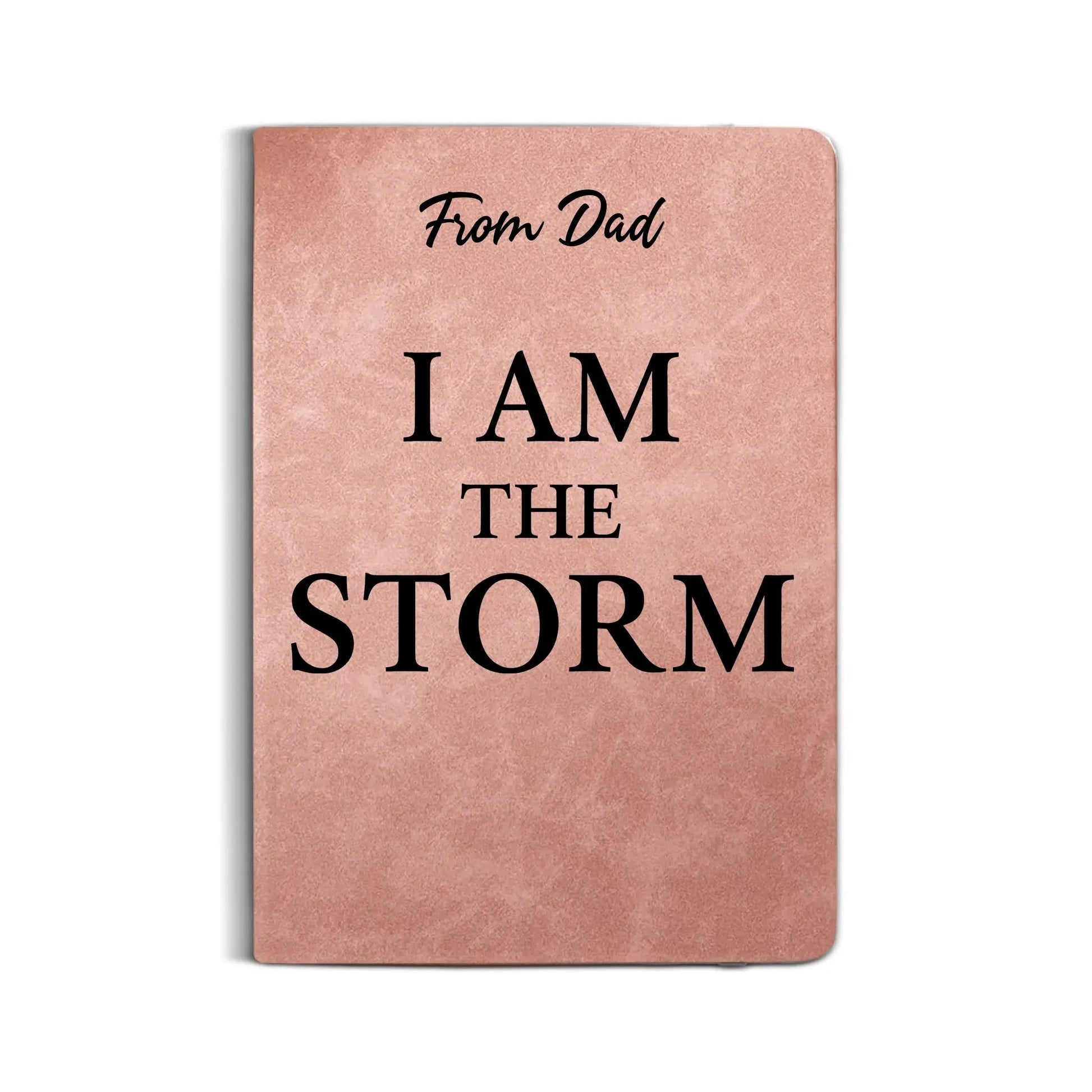 Leather Notebook Print - Leather Journal - Pink Colors