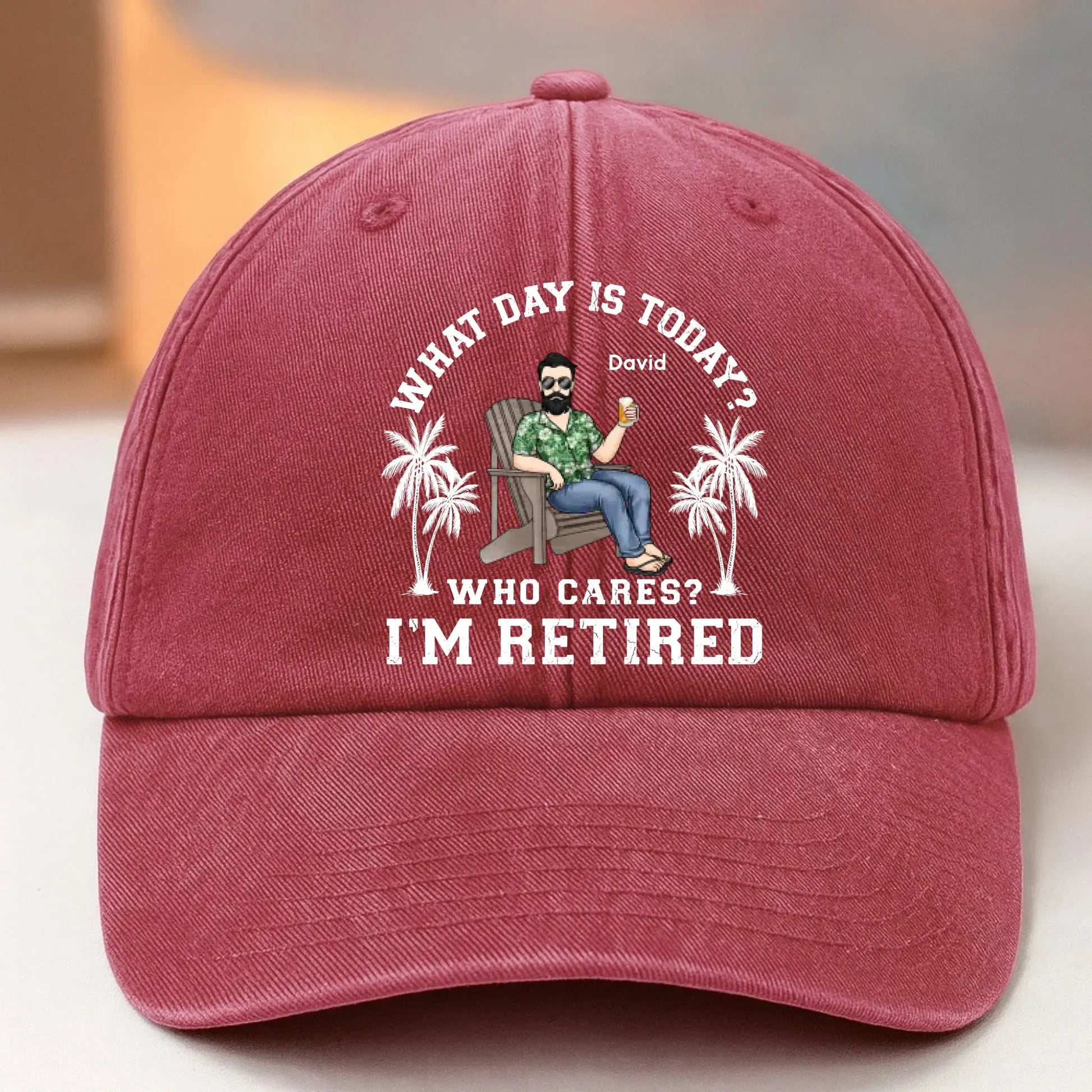 Wine Red hat 2