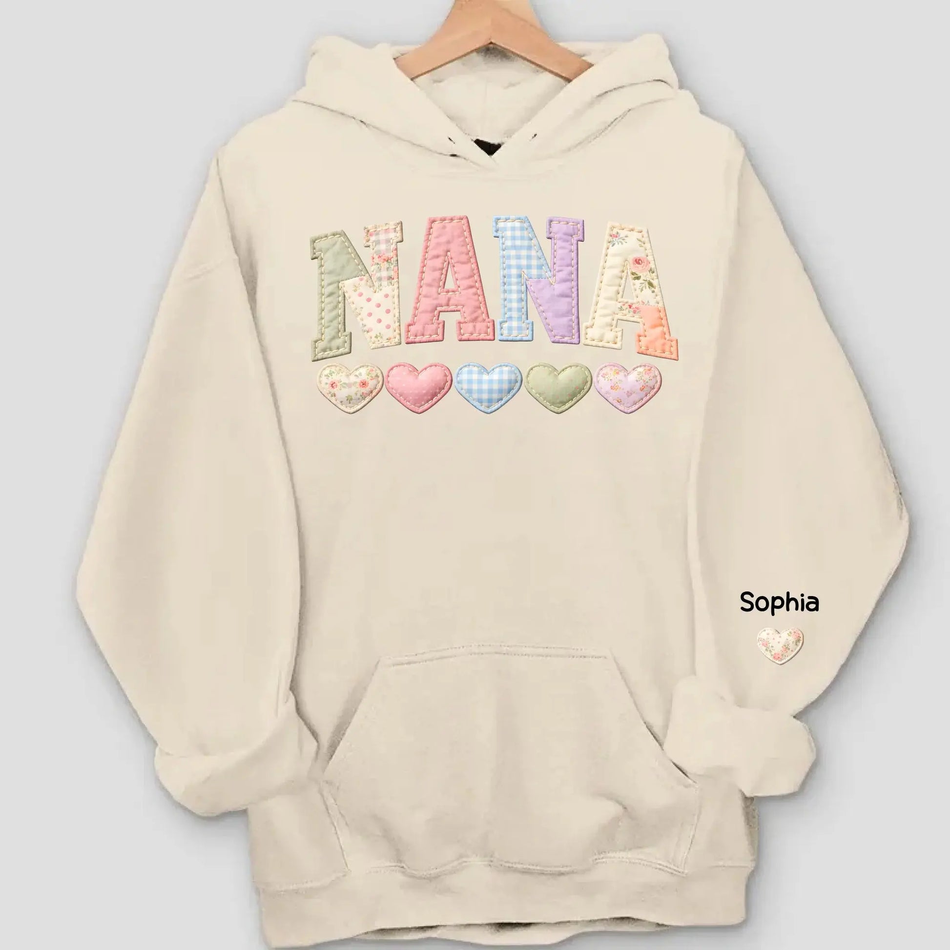 Custom Grandma Shirt with Grandkids Names Gift Duconspace